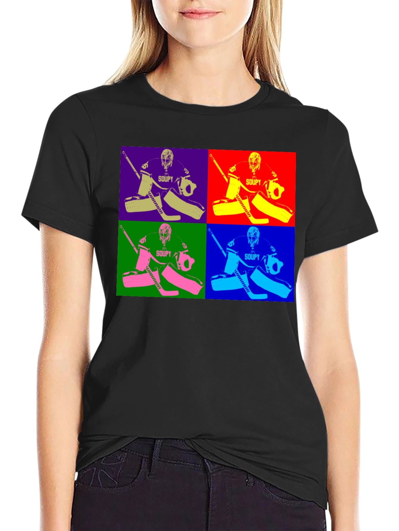 Colorful Hockey Goalie T-Shirt