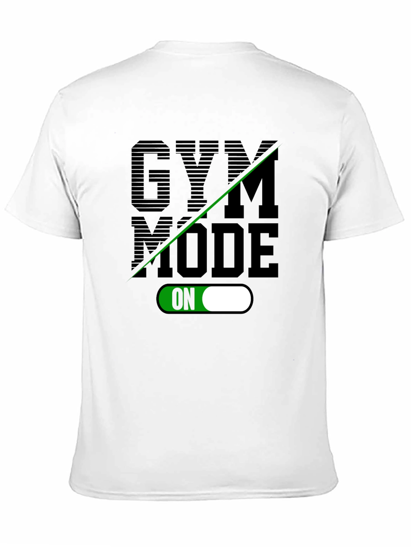 Gym Mode On Black T-Shirt