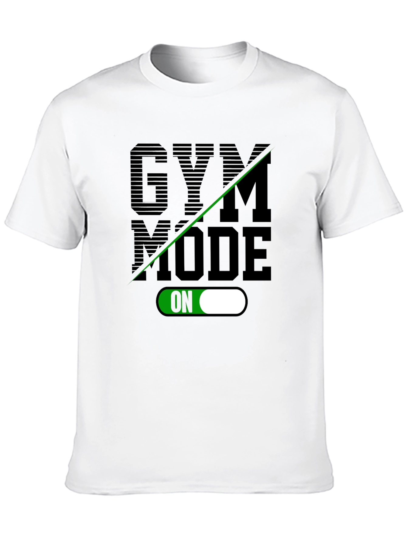 Gym Mode On Black T-Shirt