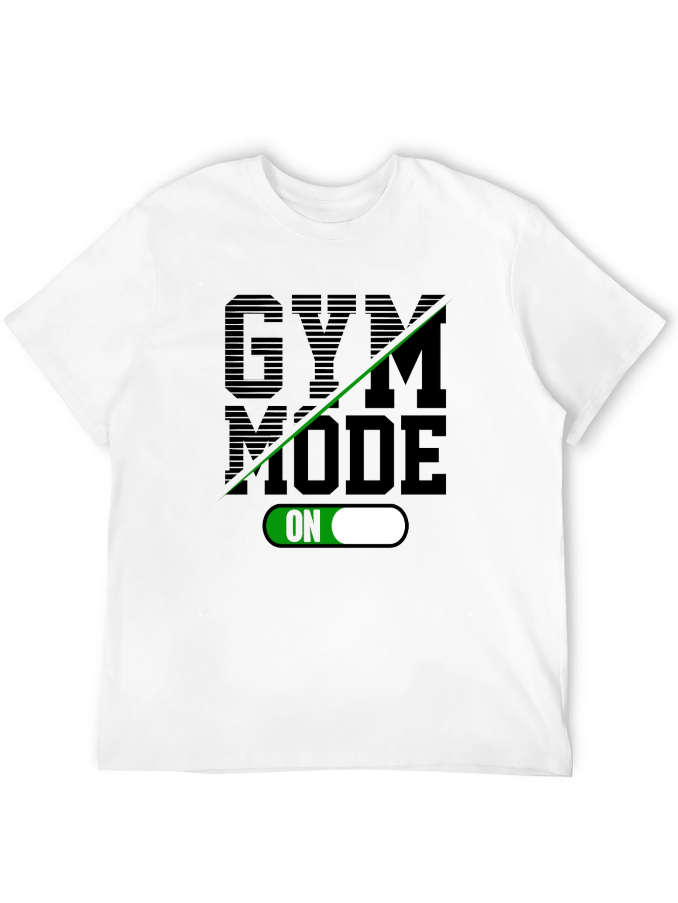 Gym Mode On Black T-Shirt