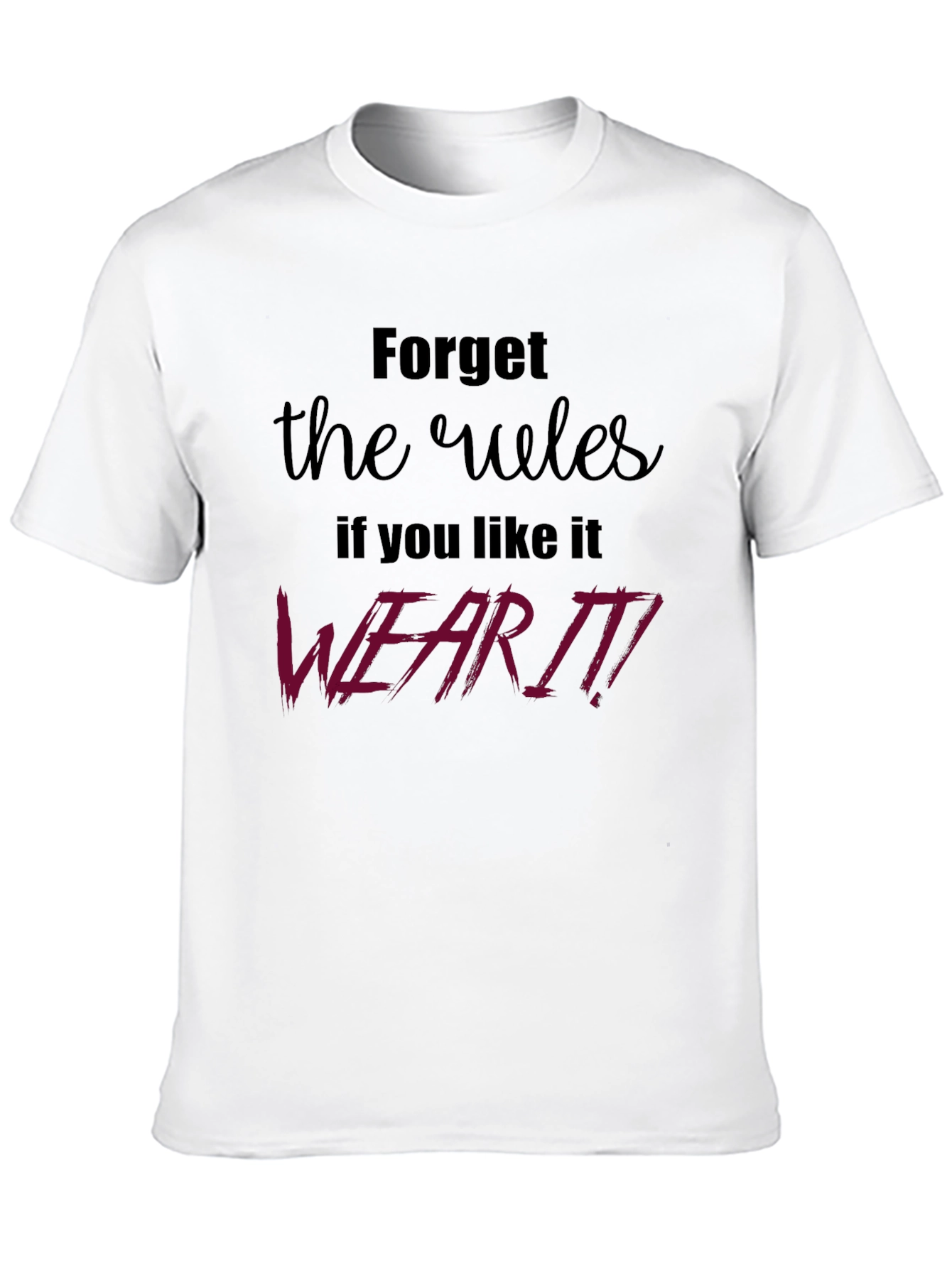 Rebel Rules Graphic Tee - Black