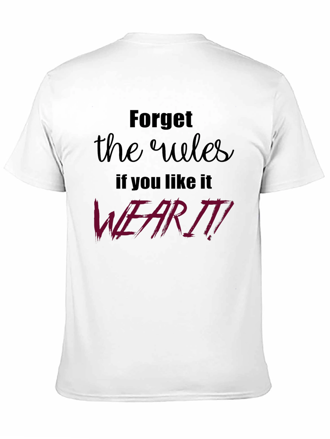 Rebel Rules Graphic Tee - Black