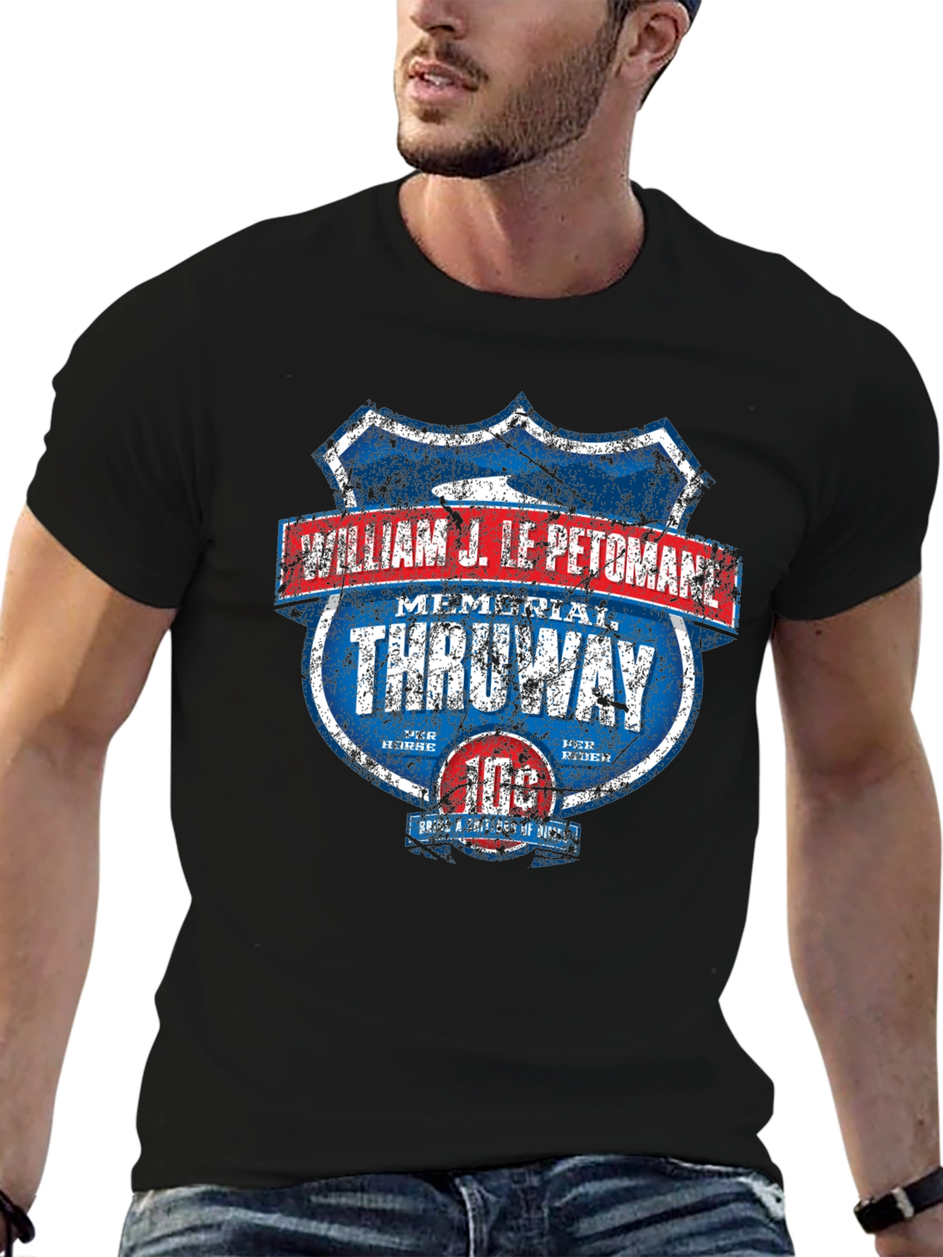William J. Le Petomane Throway Memorial Graphic T-Shirt