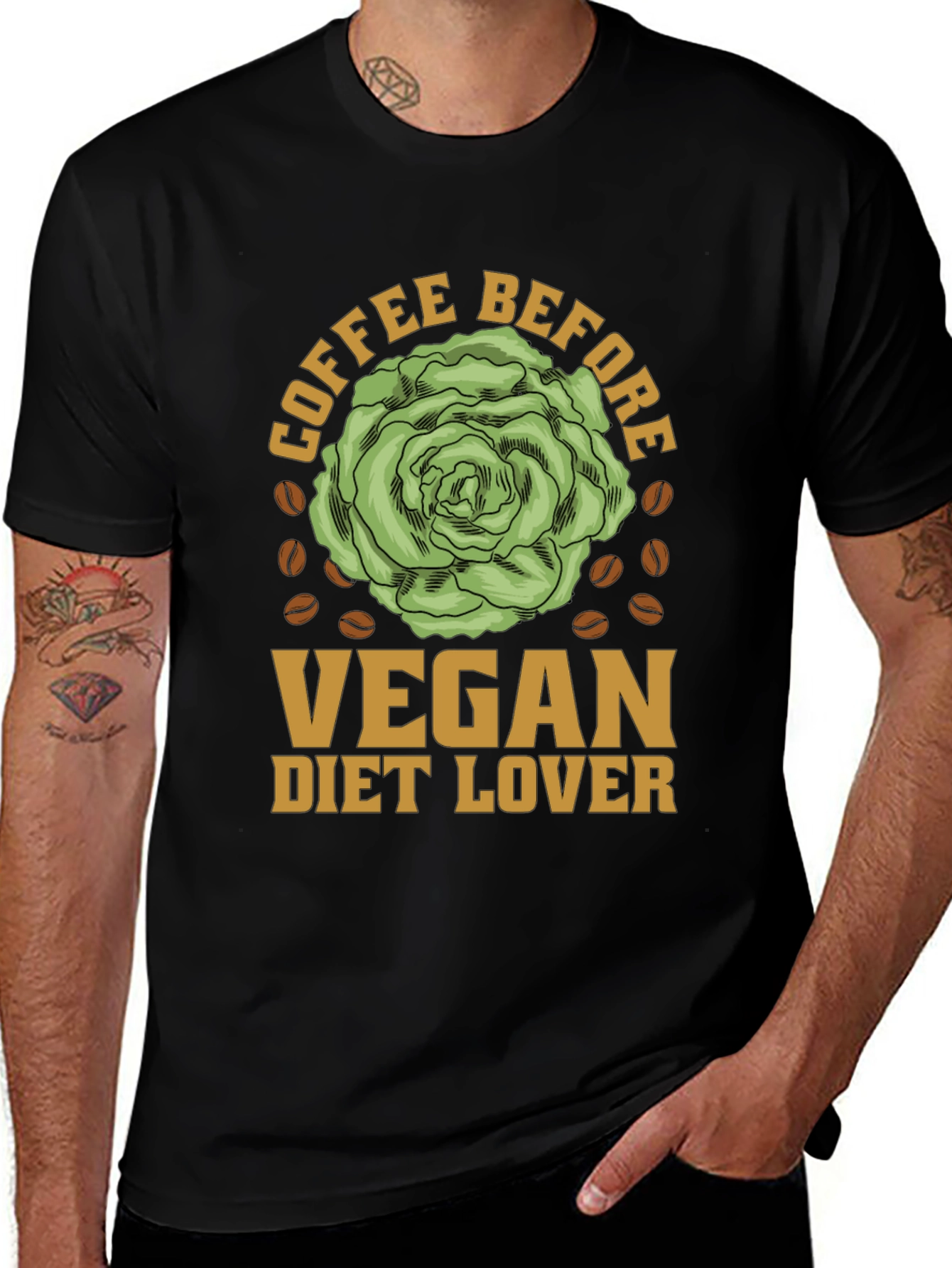 Vegan Diet Lover Coffee Before T-Shirt