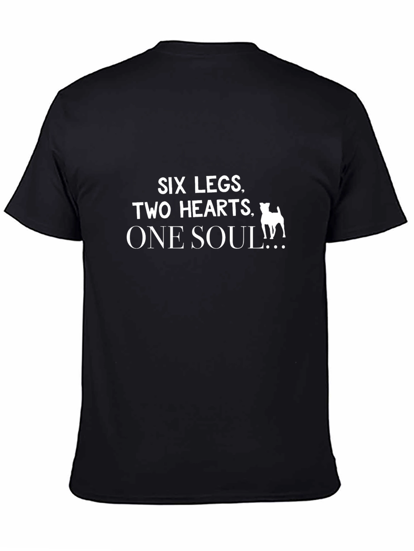 Six Legs Two Hearts One Soul Dog Lover T-Shirt