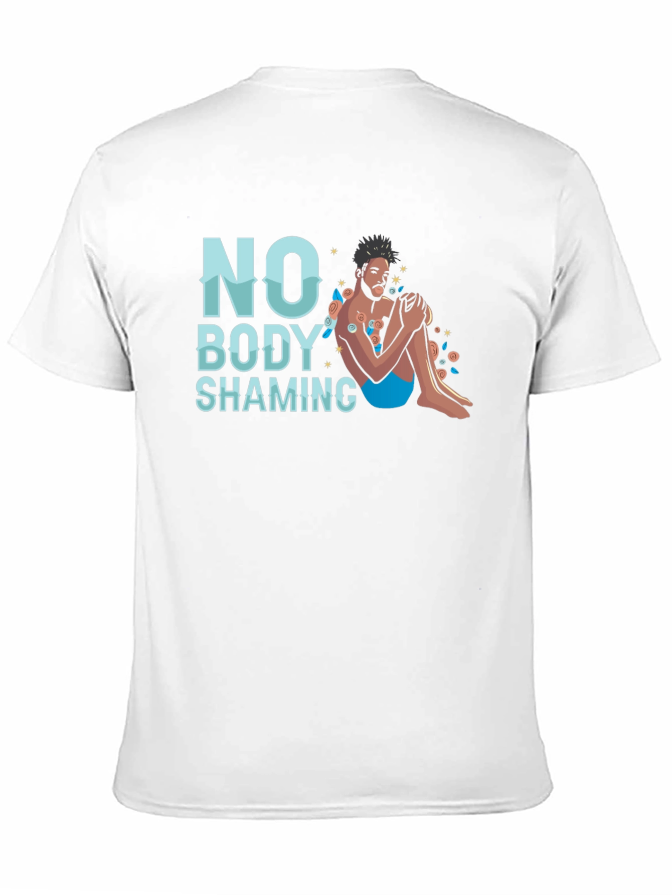 No Body Shaming Graphic T-Shirt - Comfort Fit