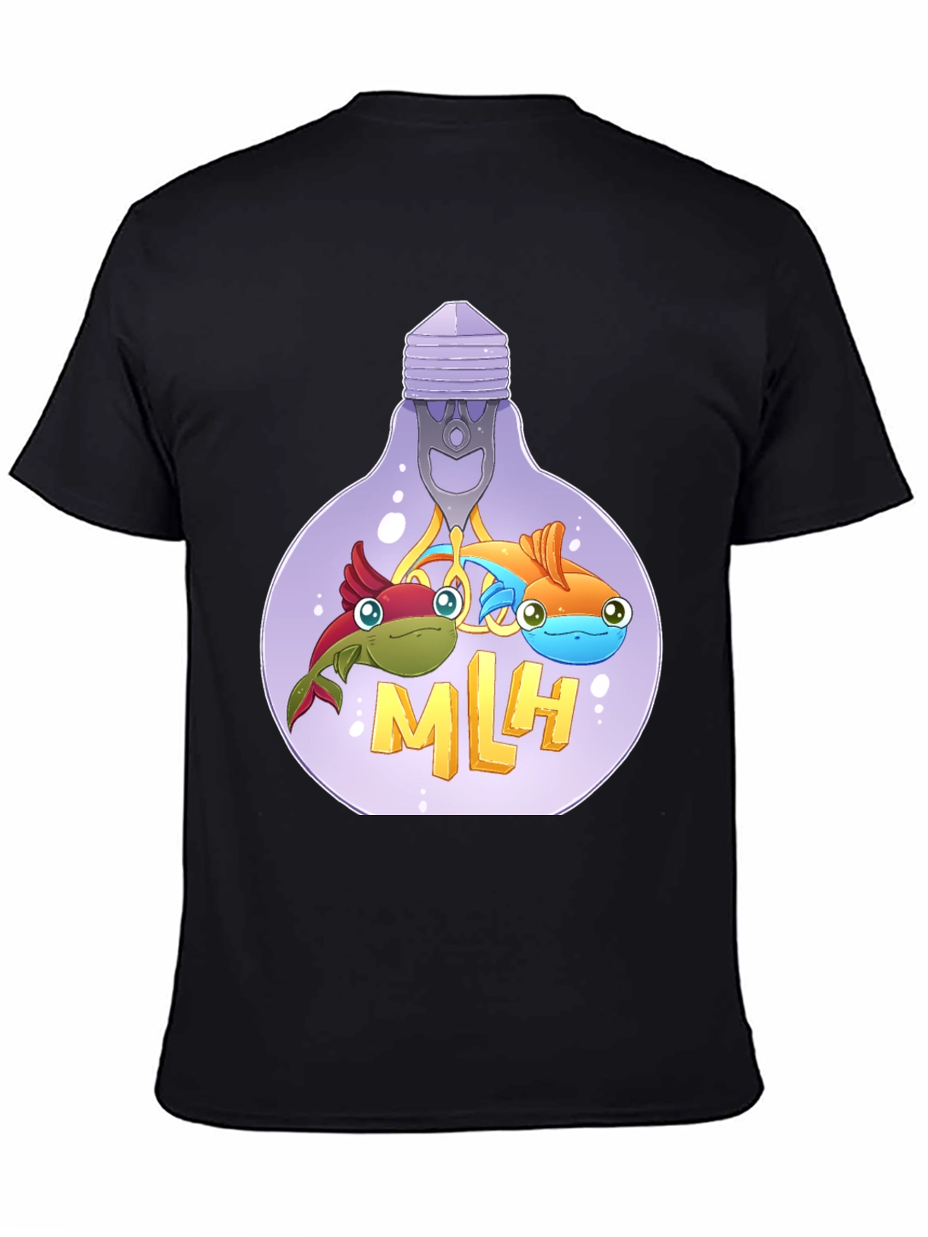 MLH Lightbulb Fish Graphic T-Shirt