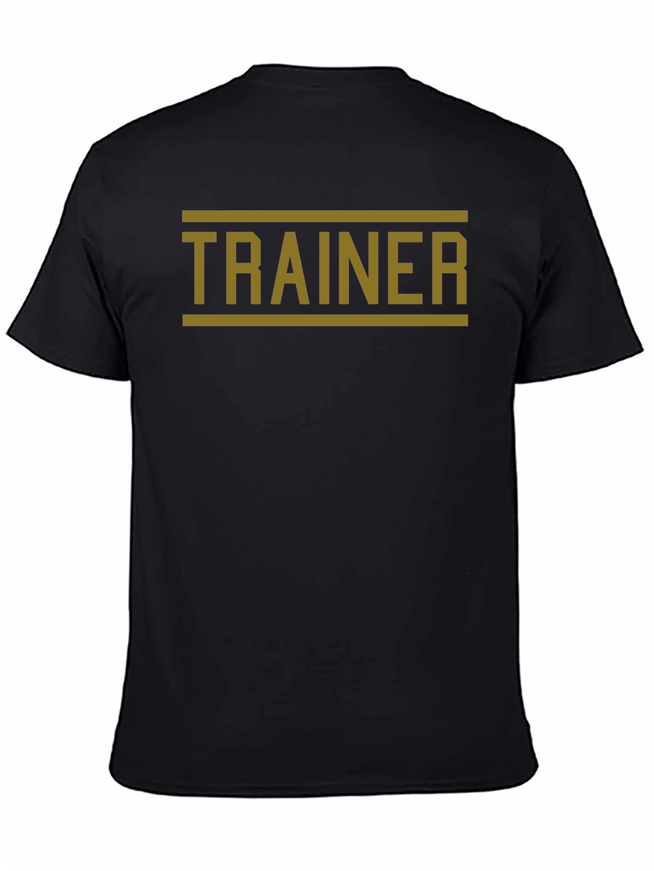 Trainer Graphic Tee - Black Cotton Blend Shirt