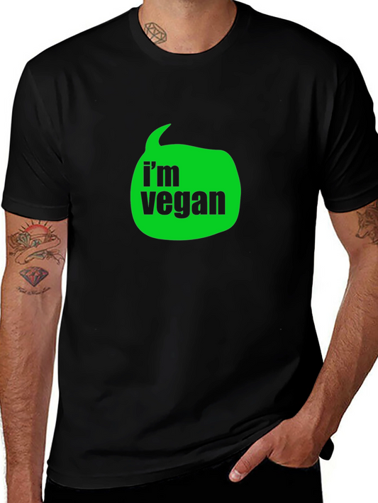 Im Vegan T-Shirt - Black - Graphic Tee