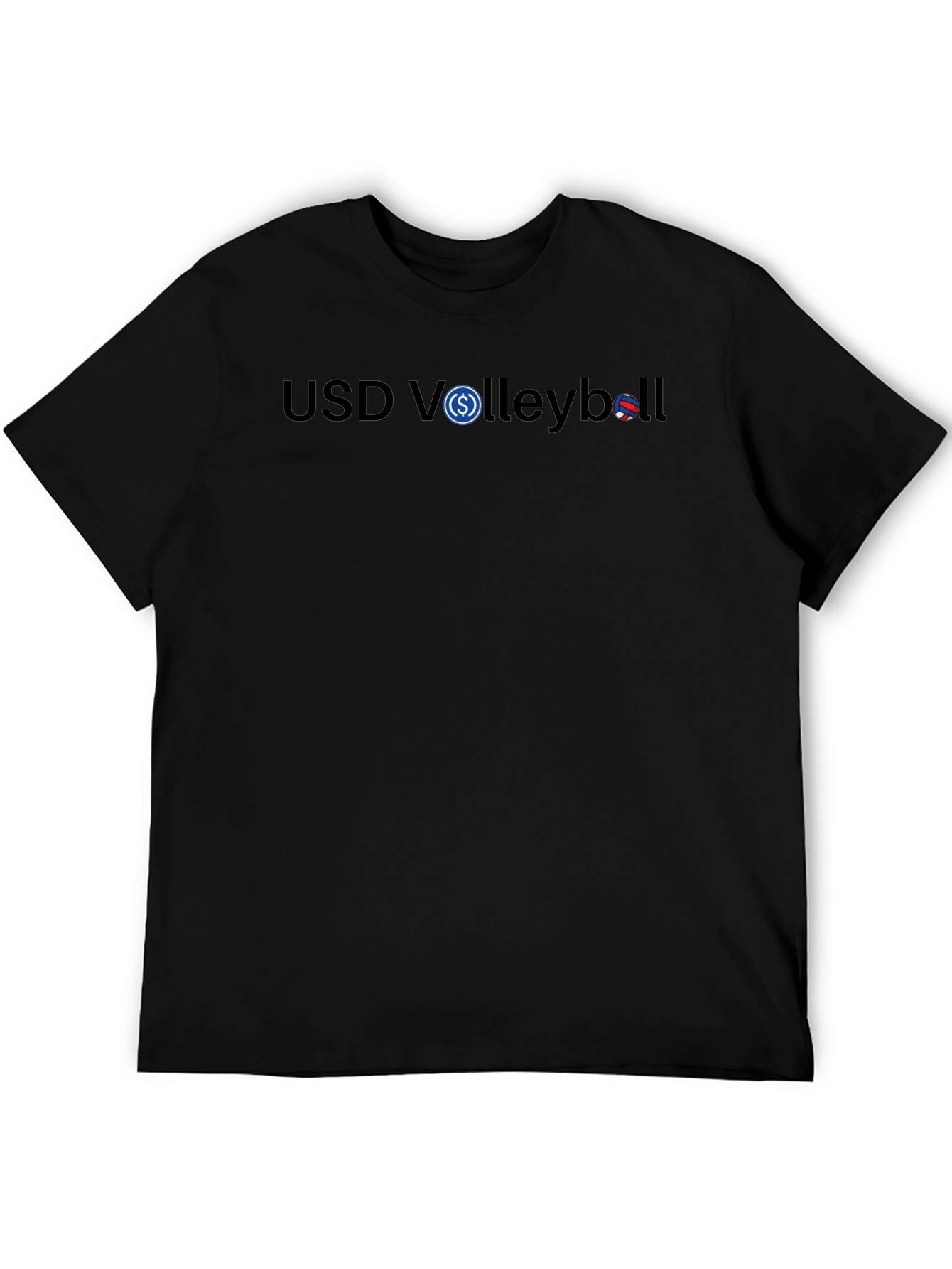 USD Volleyball Graphic Tee - Black