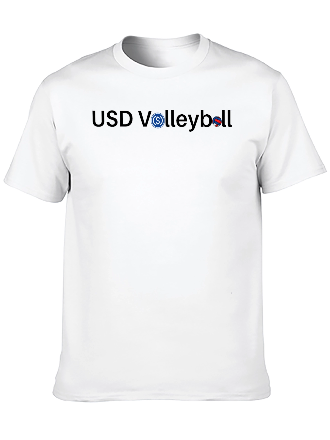 USD Volleyball Graphic Tee - Black