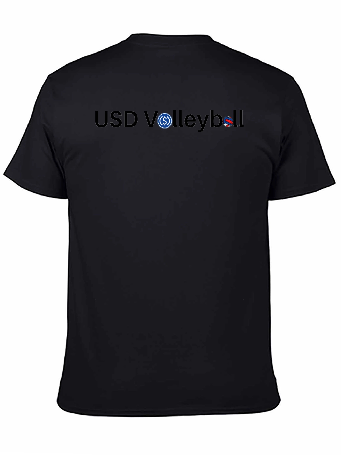 USD Volleyball Graphic Tee - Black