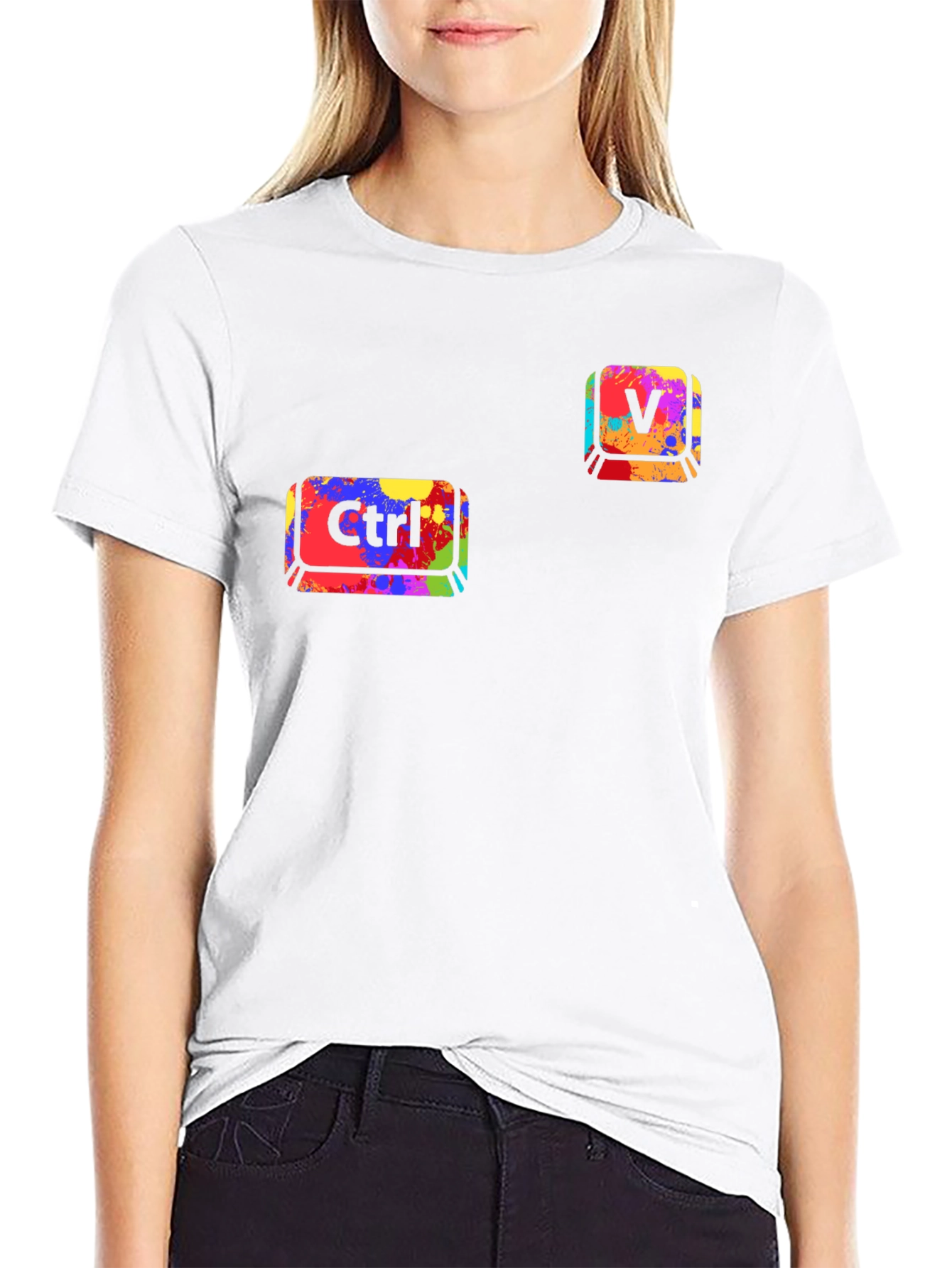 Ctrl+V T-Shirt - Copy Paste Graphic Tee