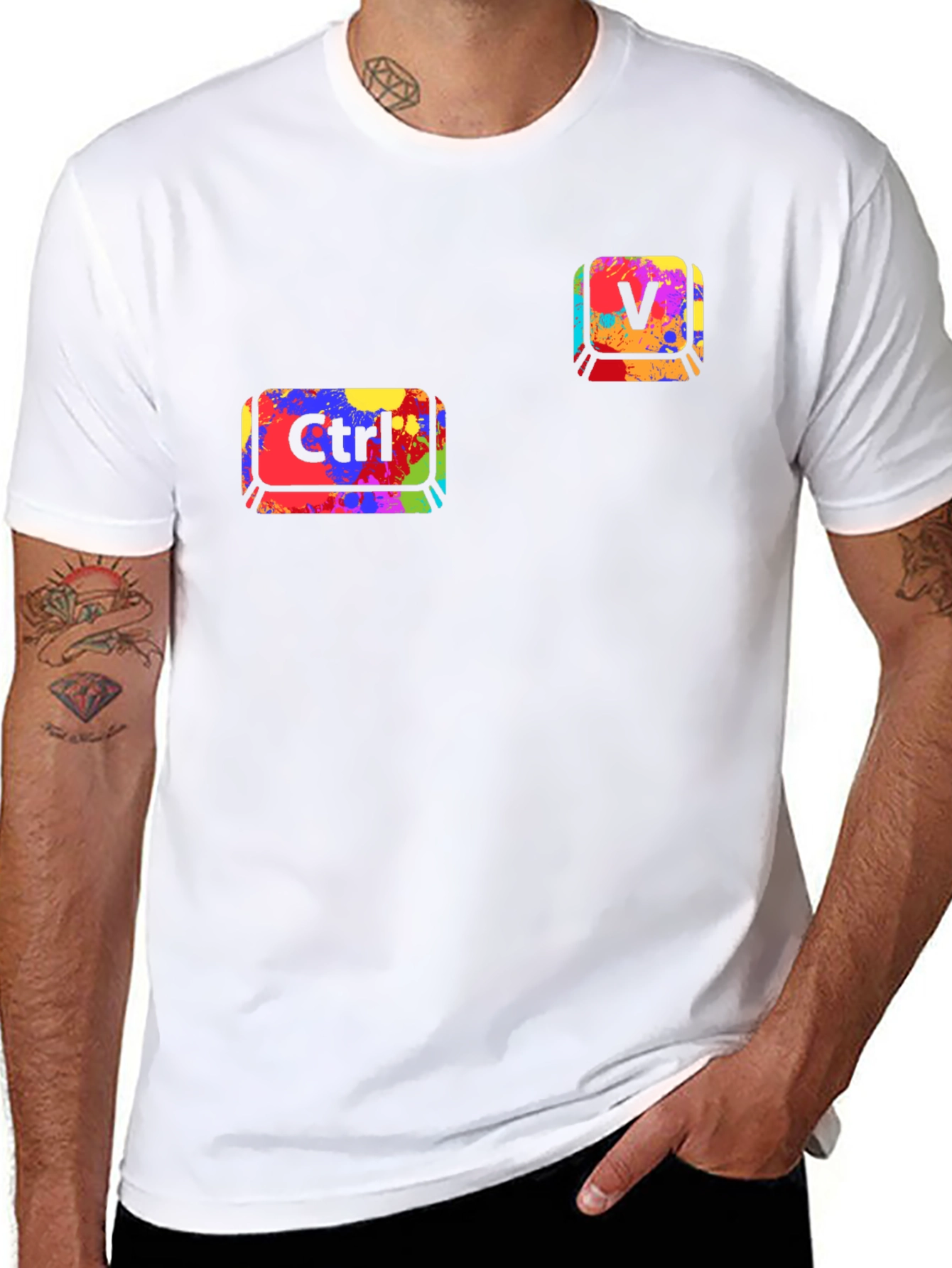 Ctrl+V T-Shirt - Copy Paste Graphic Tee