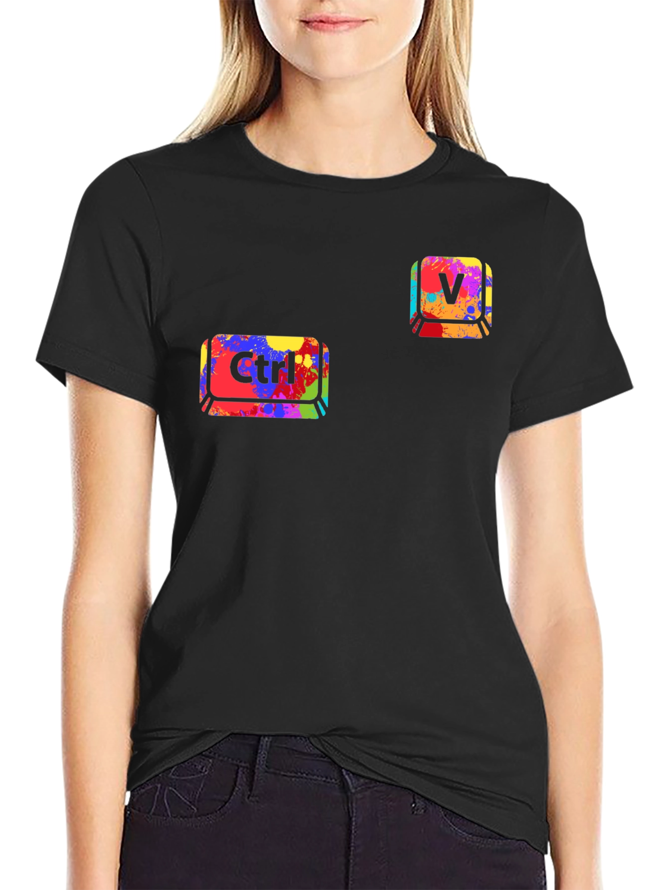 Ctrl+V T-Shirt - Copy Paste Graphic Tee