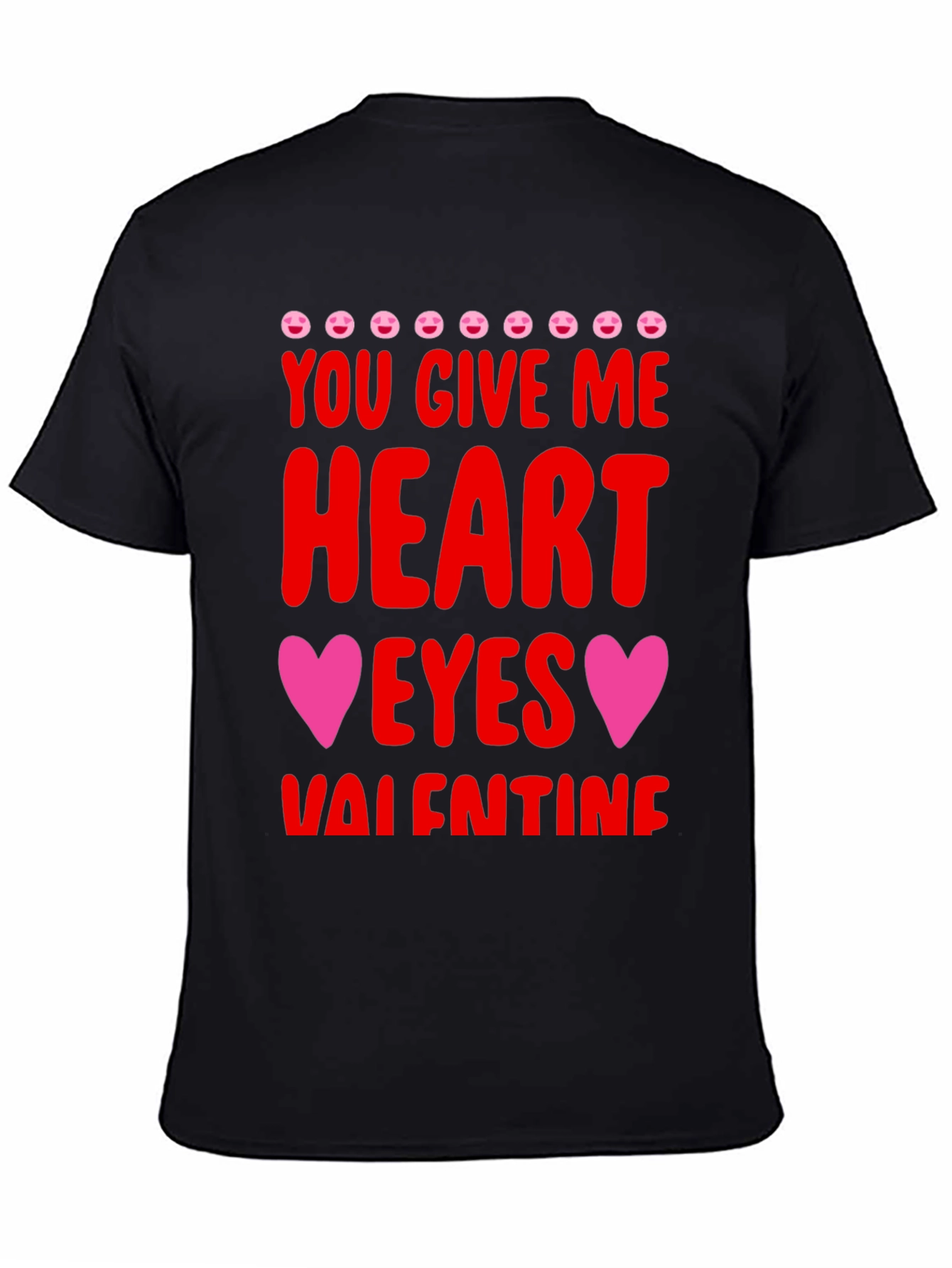 Heart Eyes Valentines Day Graphic Tee