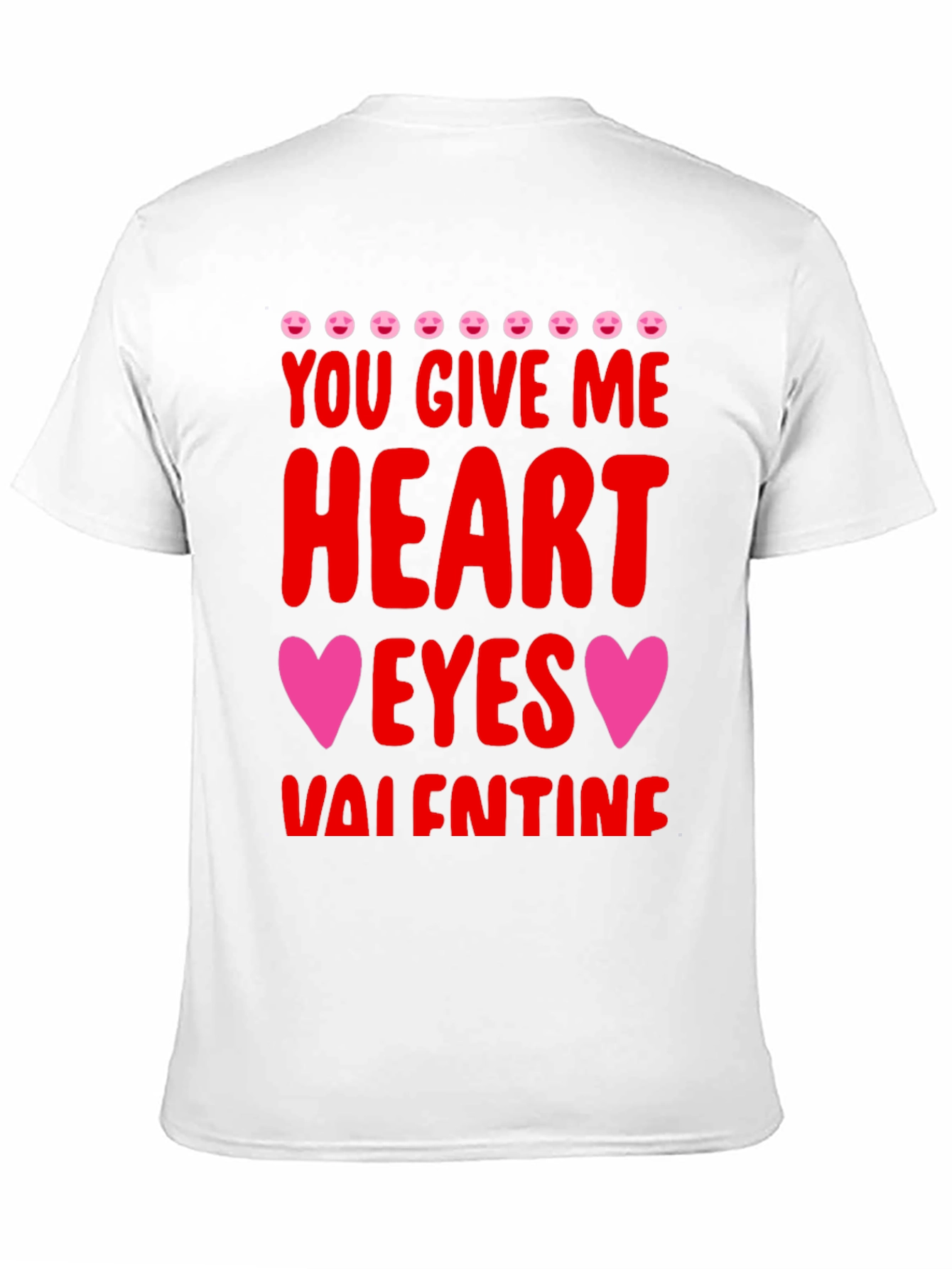 Heart Eyes Valentines Day Graphic Tee