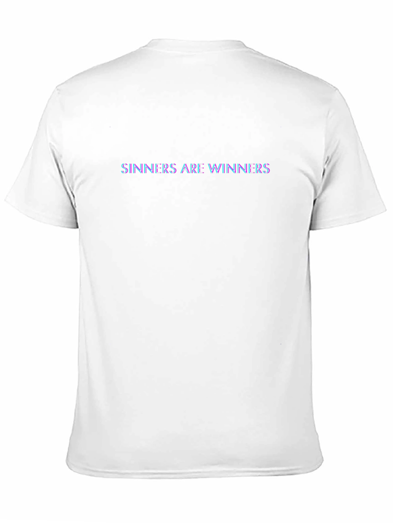 Sinners Are Winners Black Graphic Tee