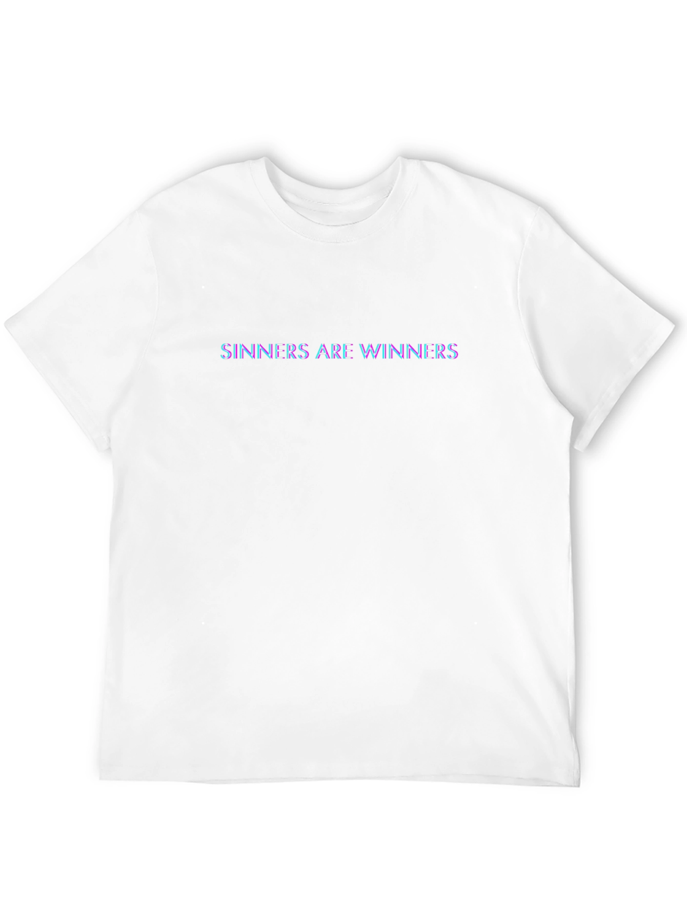 Sinners Are Winners Black Graphic Tee