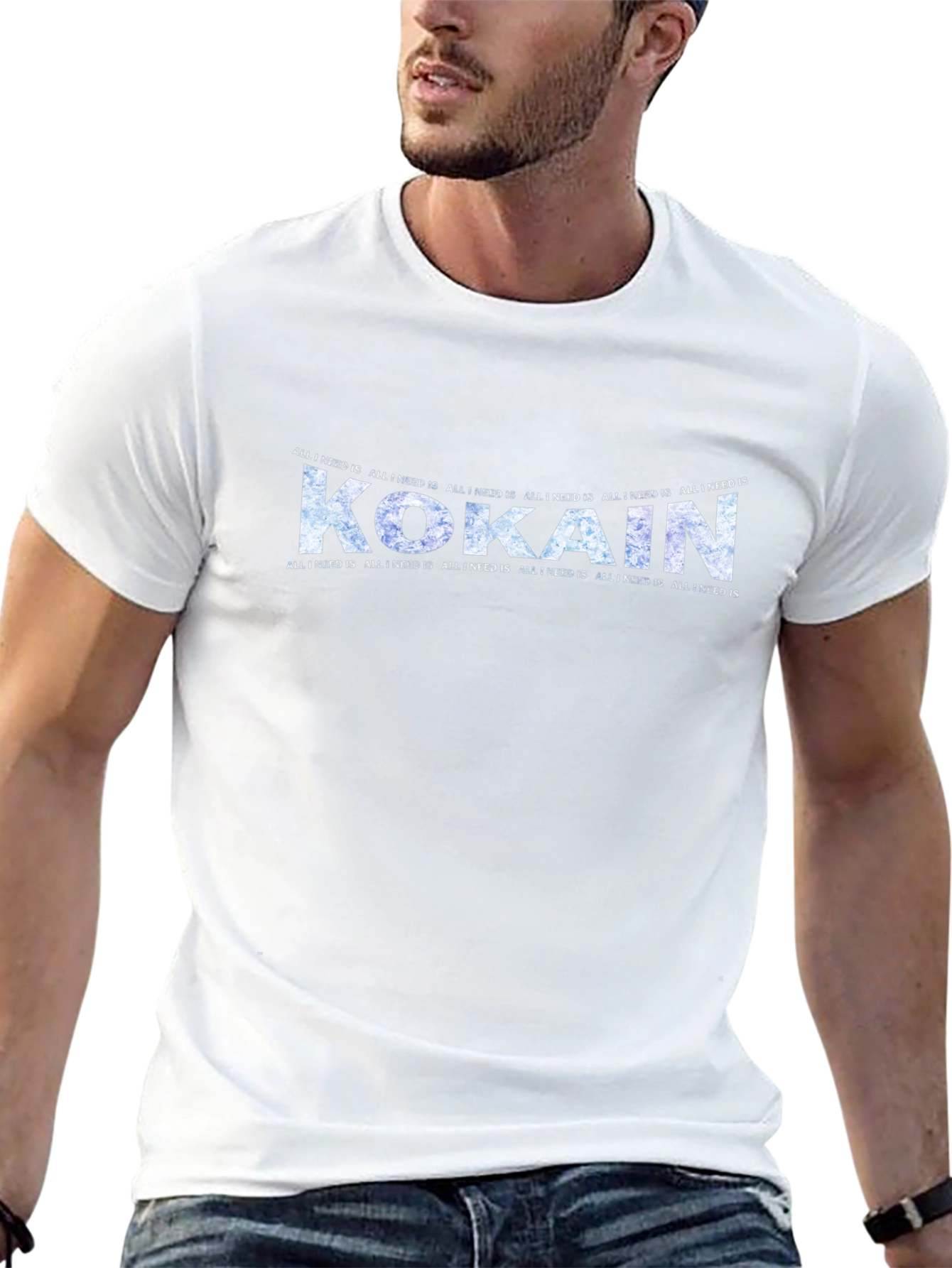Kokain Graphic T-Shirt - All I Need Is Design
