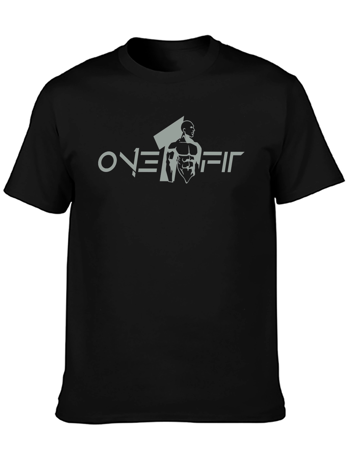 Overfit Black Graphic T-Shirt | Mens Fitness Apparel