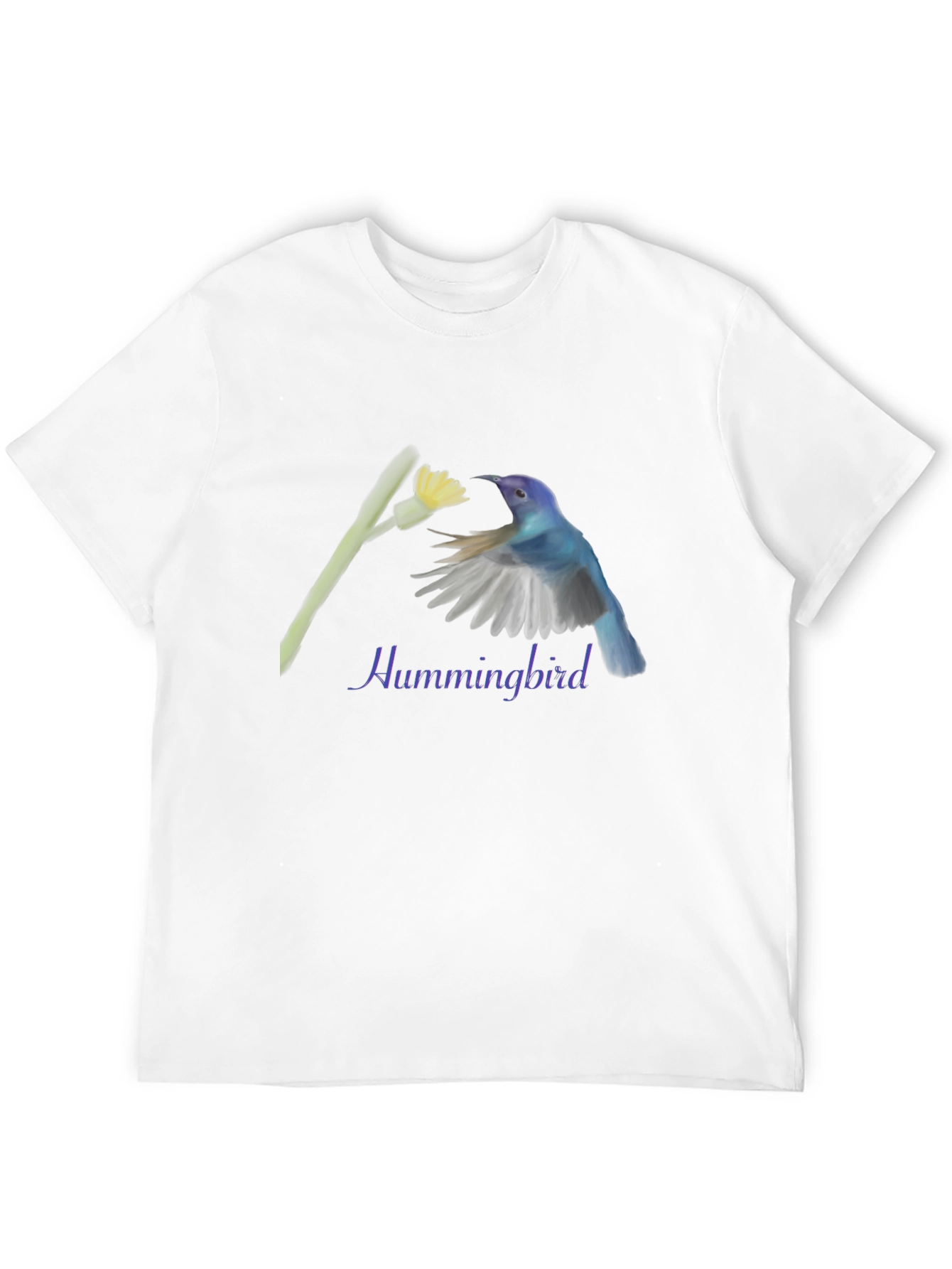 Hummingbird Graphic T-Shirt - Unique Bird Design