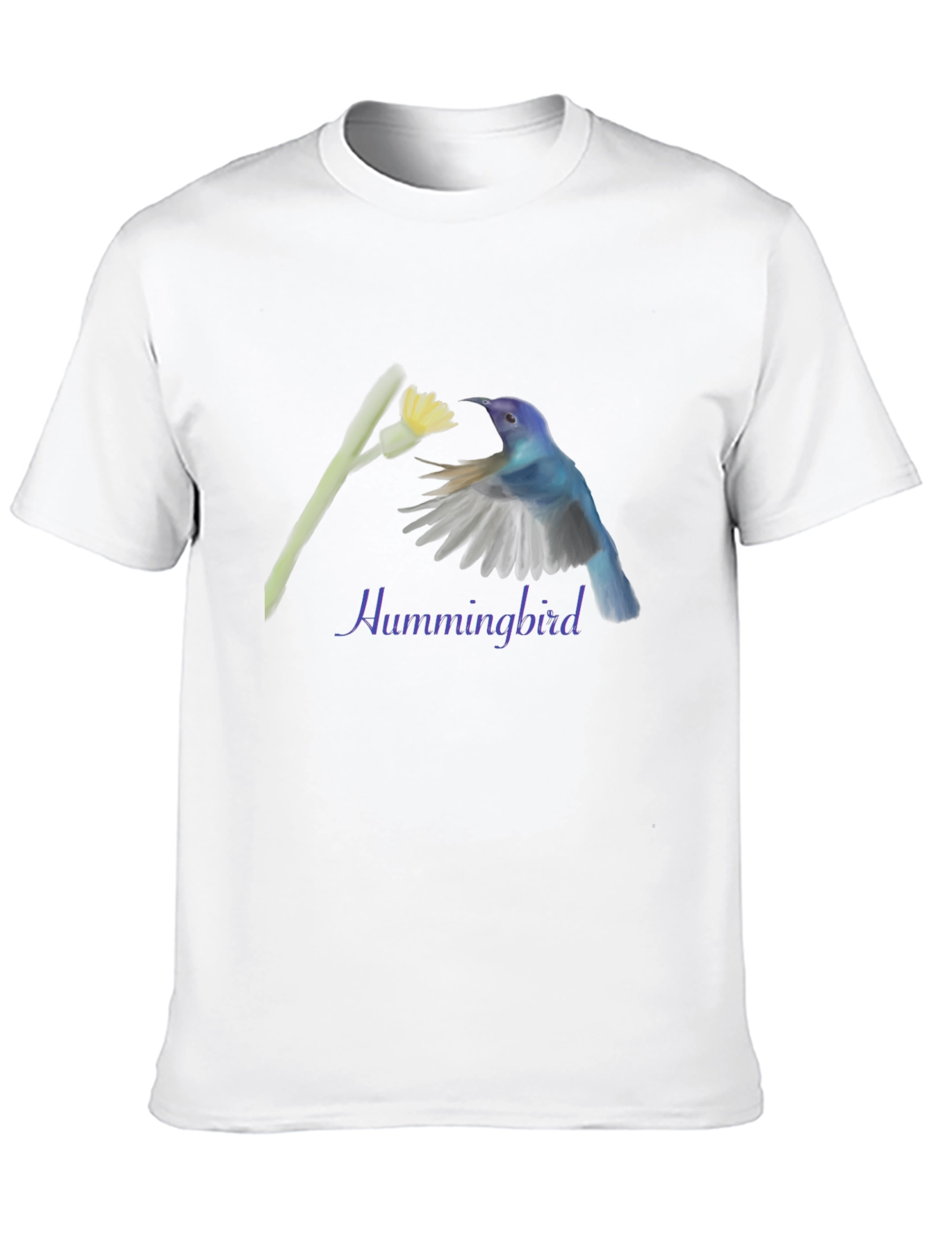 Hummingbird Graphic T-Shirt - Unique Bird Design