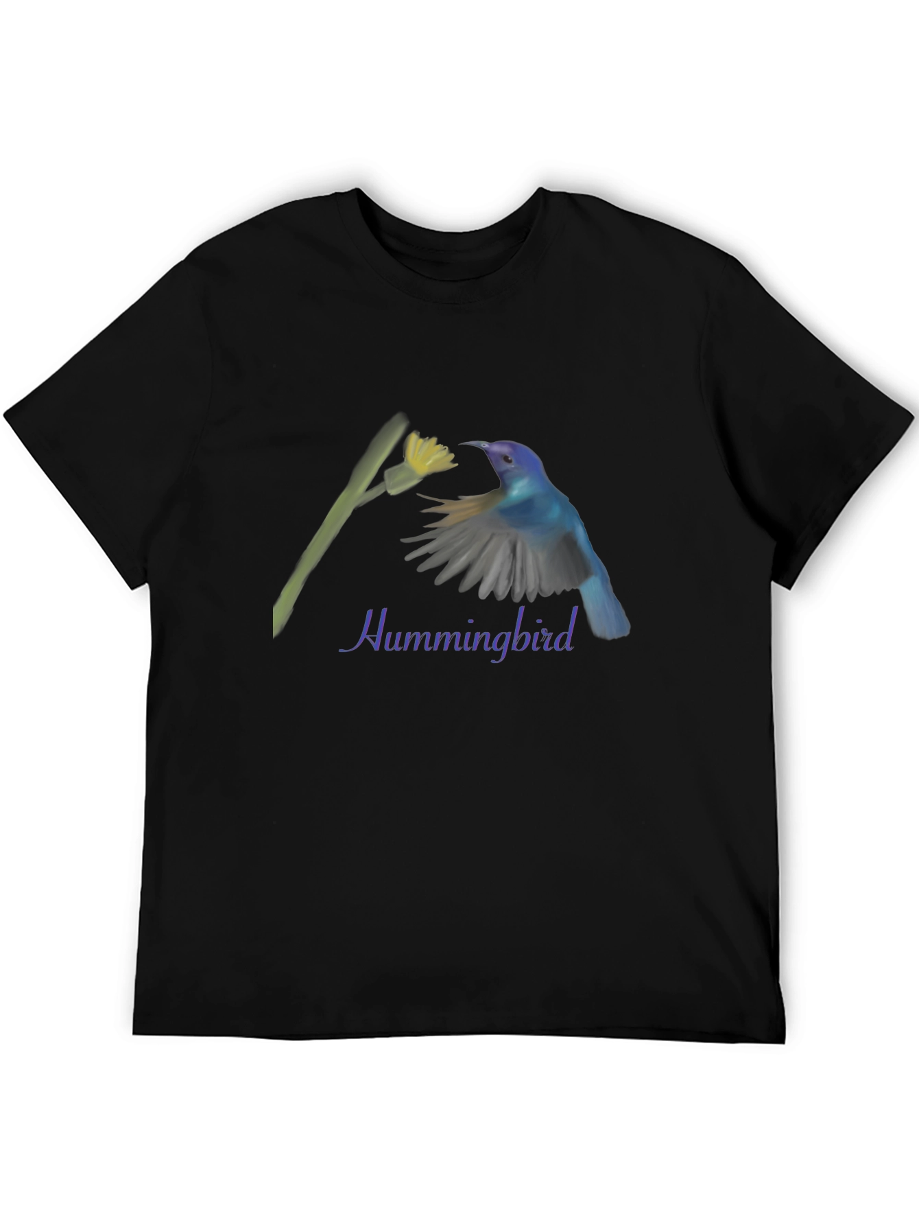 Hummingbird Graphic T-Shirt - Unique Bird Design