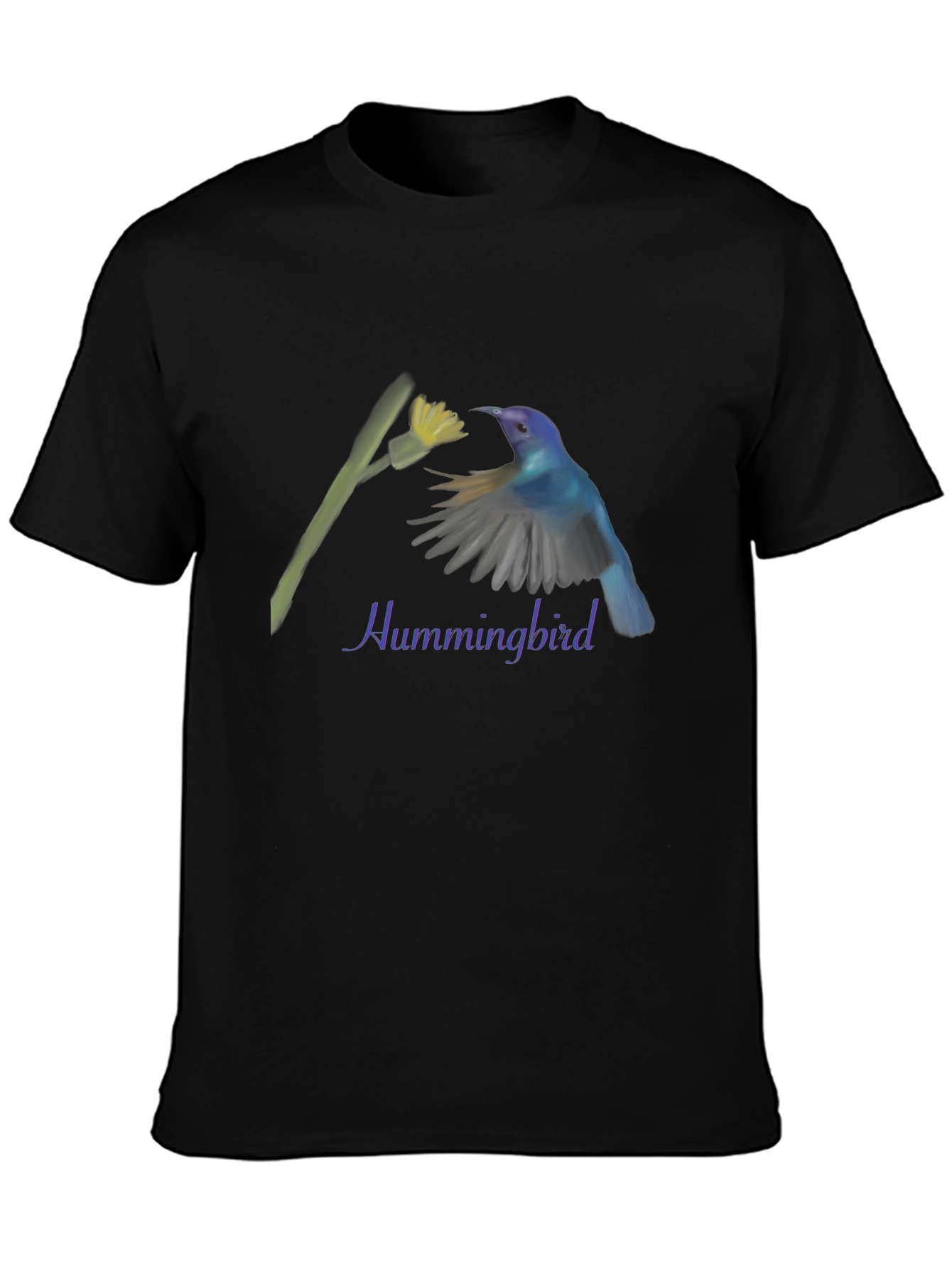 Hummingbird Graphic T-Shirt - Unique Bird Design