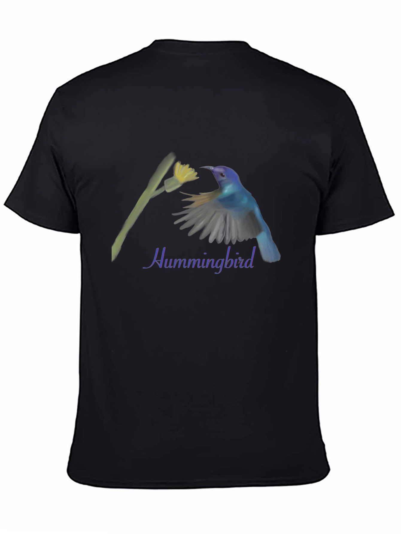 Hummingbird Graphic T-Shirt - Unique Bird Design