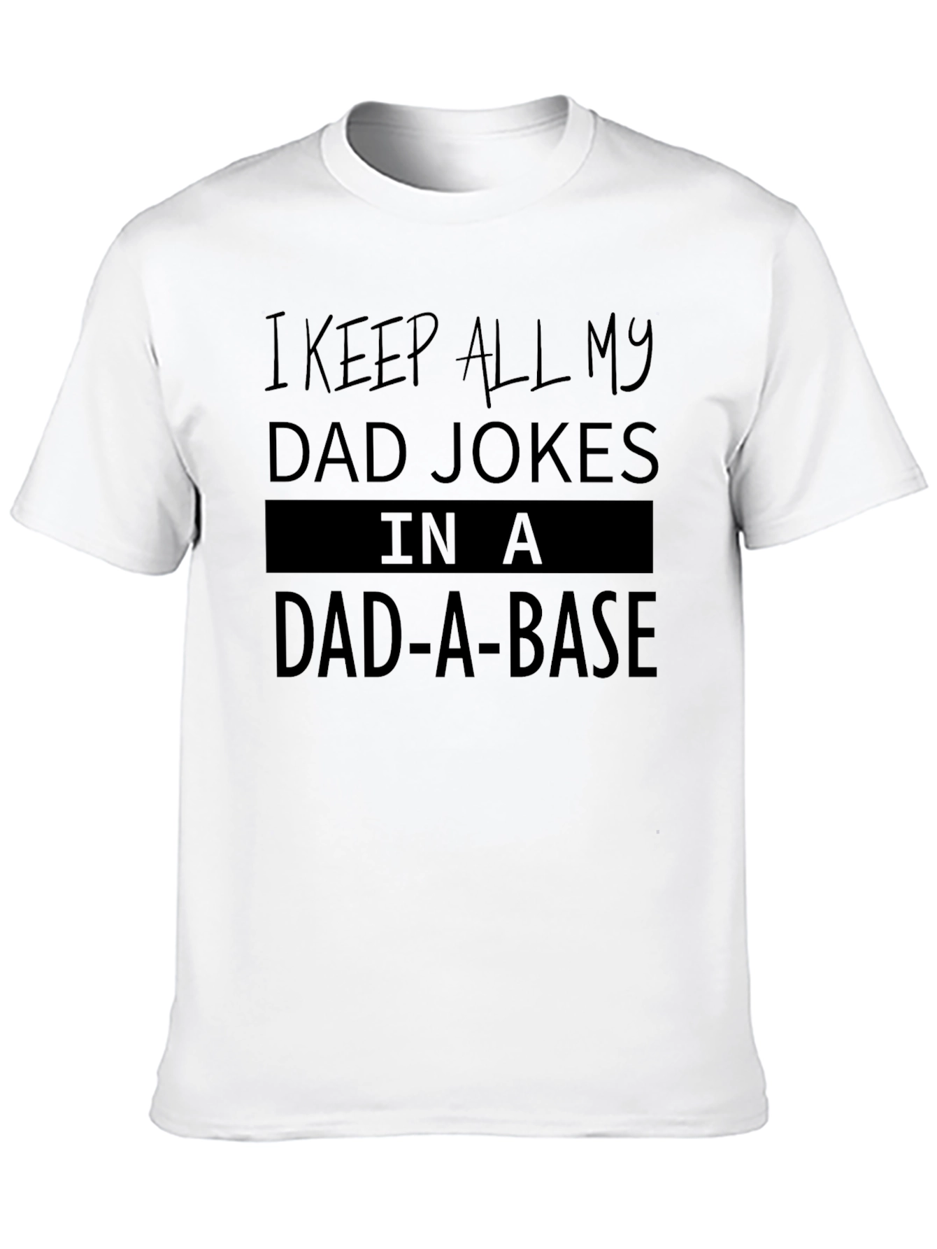 Dad Jokes Graphic Tee - Dad-A-Base T-Shirt