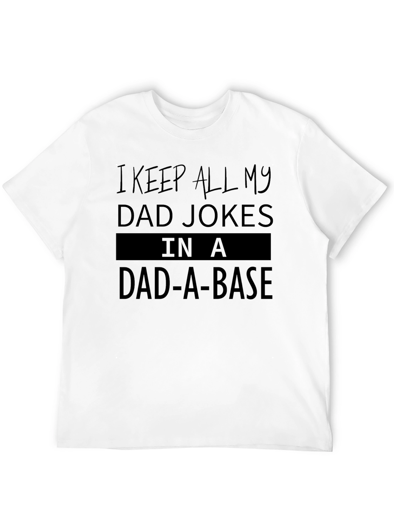 Dad Jokes Graphic Tee - Dad-A-Base T-Shirt