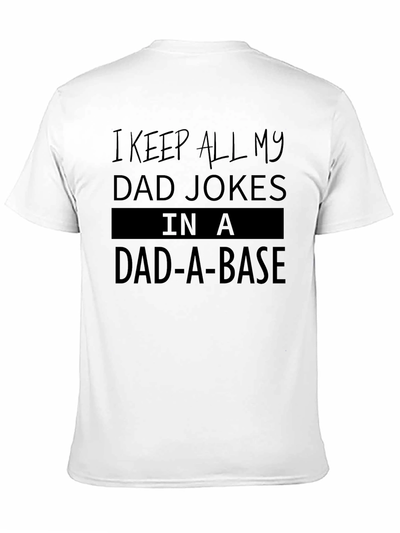 Dad Jokes Graphic Tee - Dad-A-Base T-Shirt
