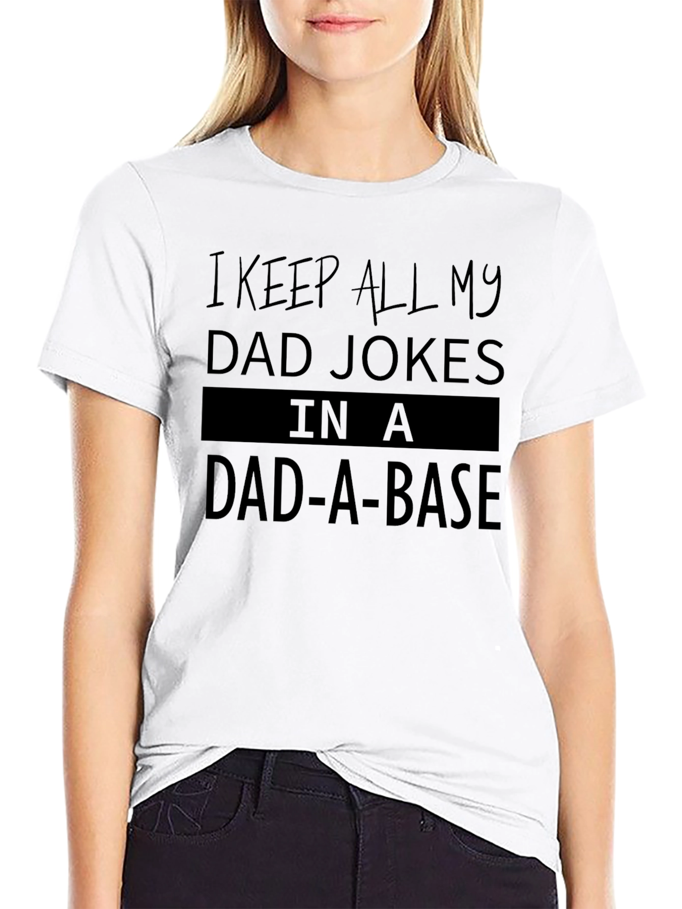 Dad Jokes Graphic Tee - Dad-A-Base T-Shirt