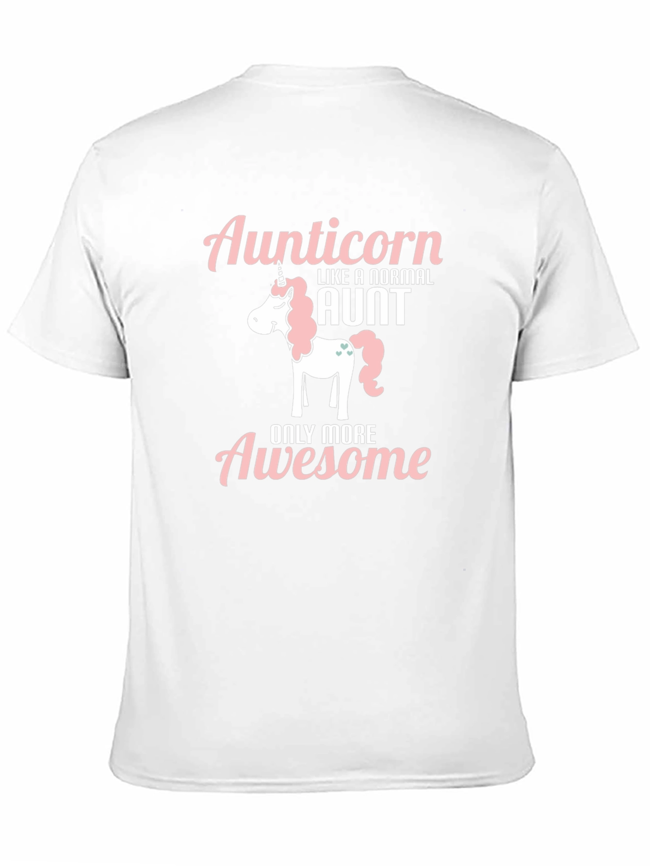 Aunticorn Awesome Aunt Graphic T-Shirt