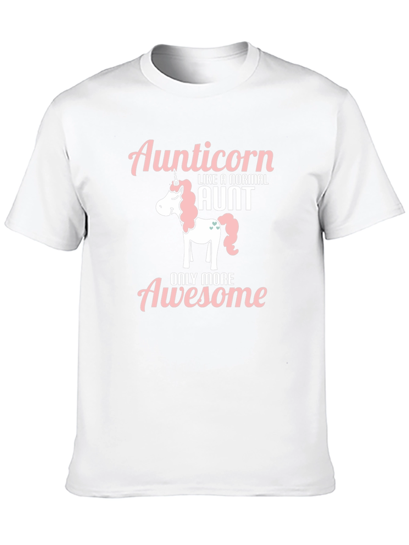 Aunticorn Awesome Aunt Graphic T-Shirt