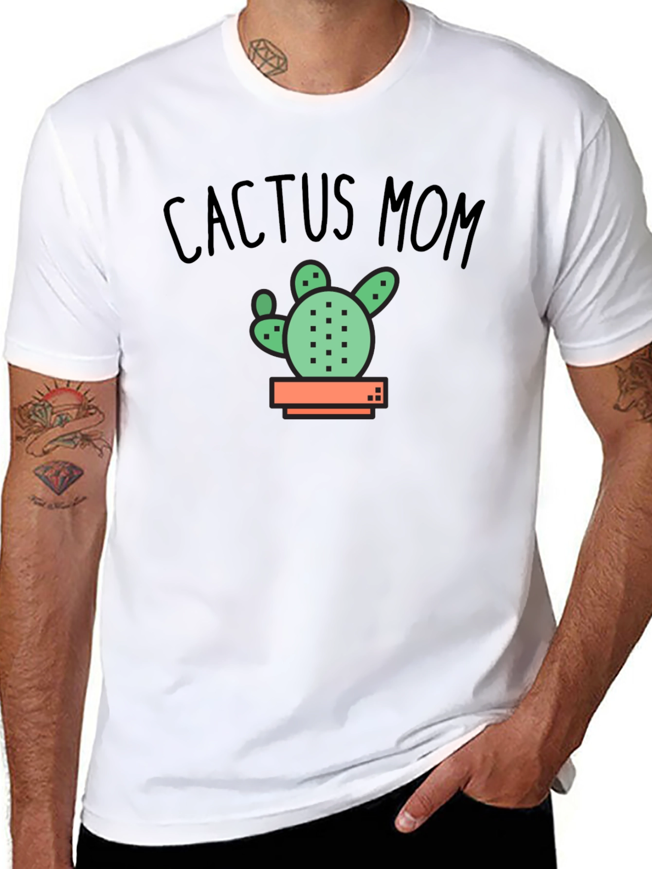 Cactus Mom T-Shirt - Plant Lover Gift