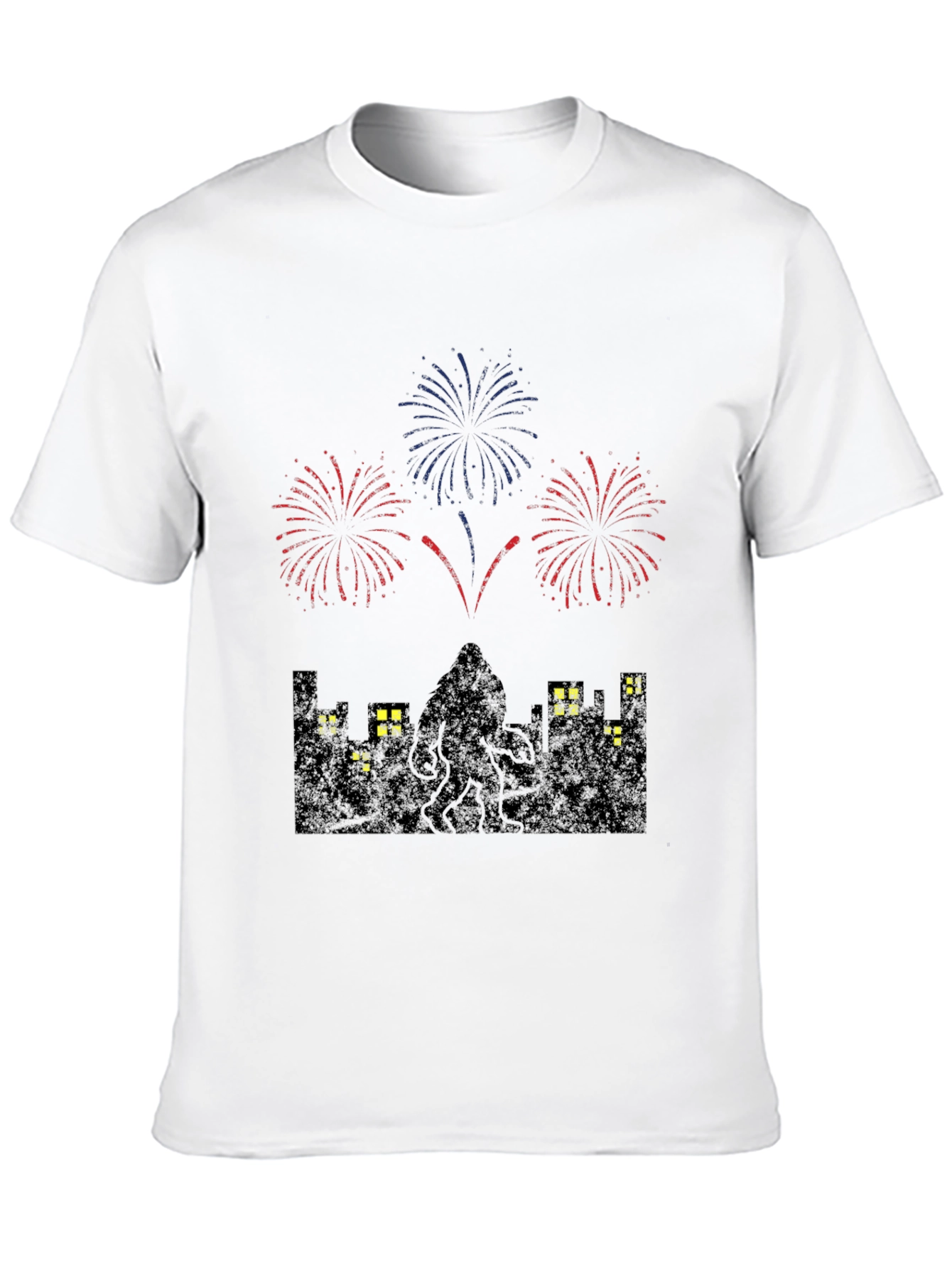 Cthulhu Fireworks Graphic Tee - Black
