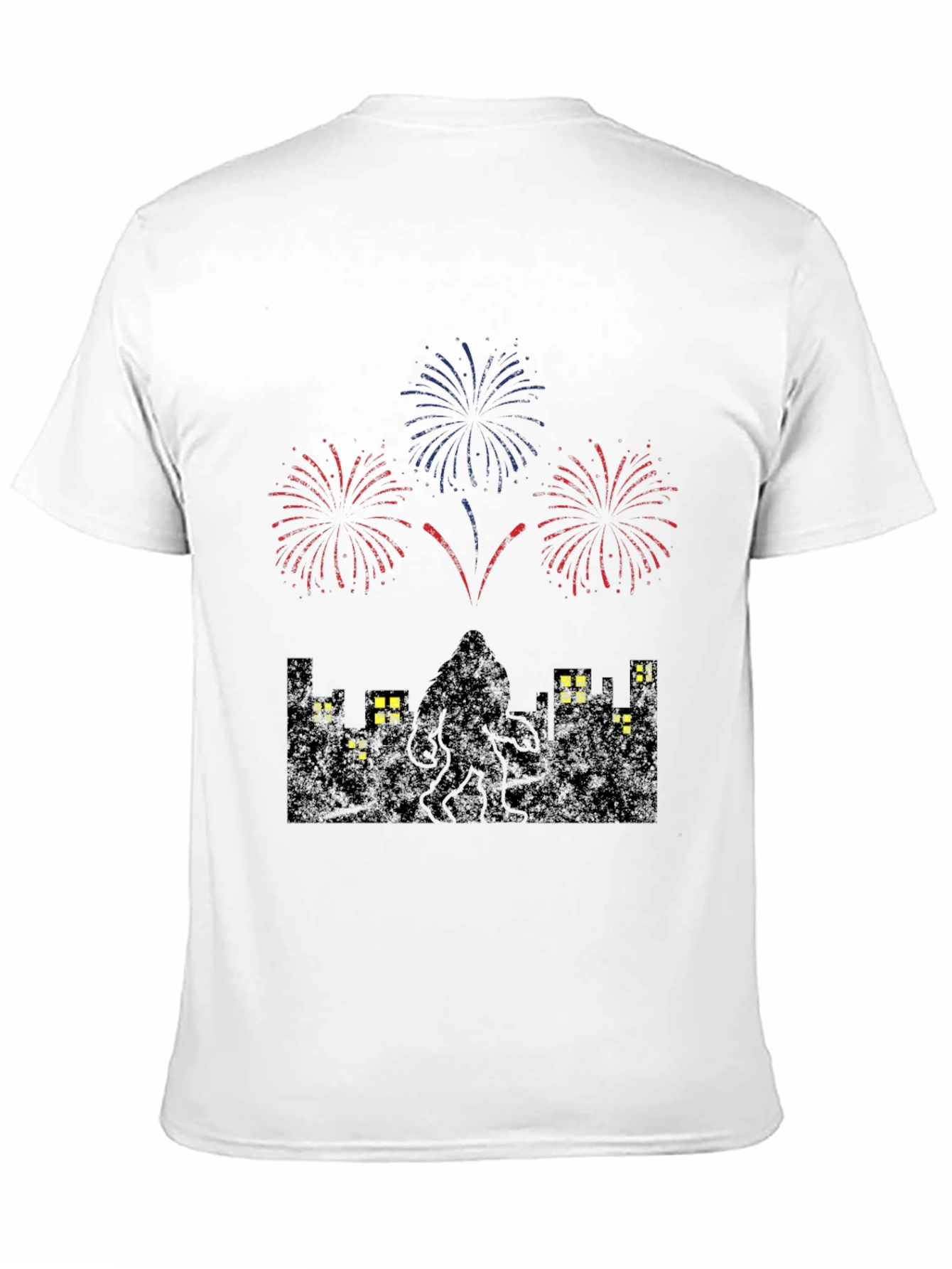 Cthulhu Fireworks Graphic Tee - Black