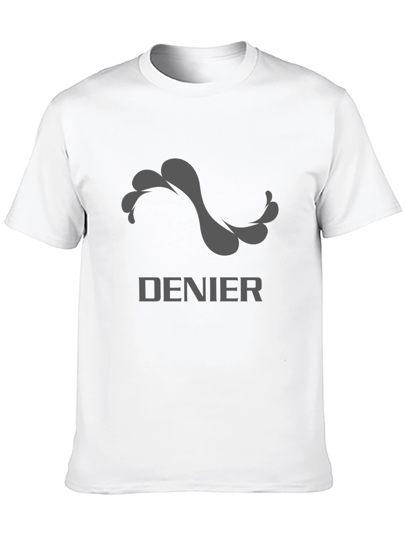 Denier Graphic Tee - Stylish Mens Black T-Shirt