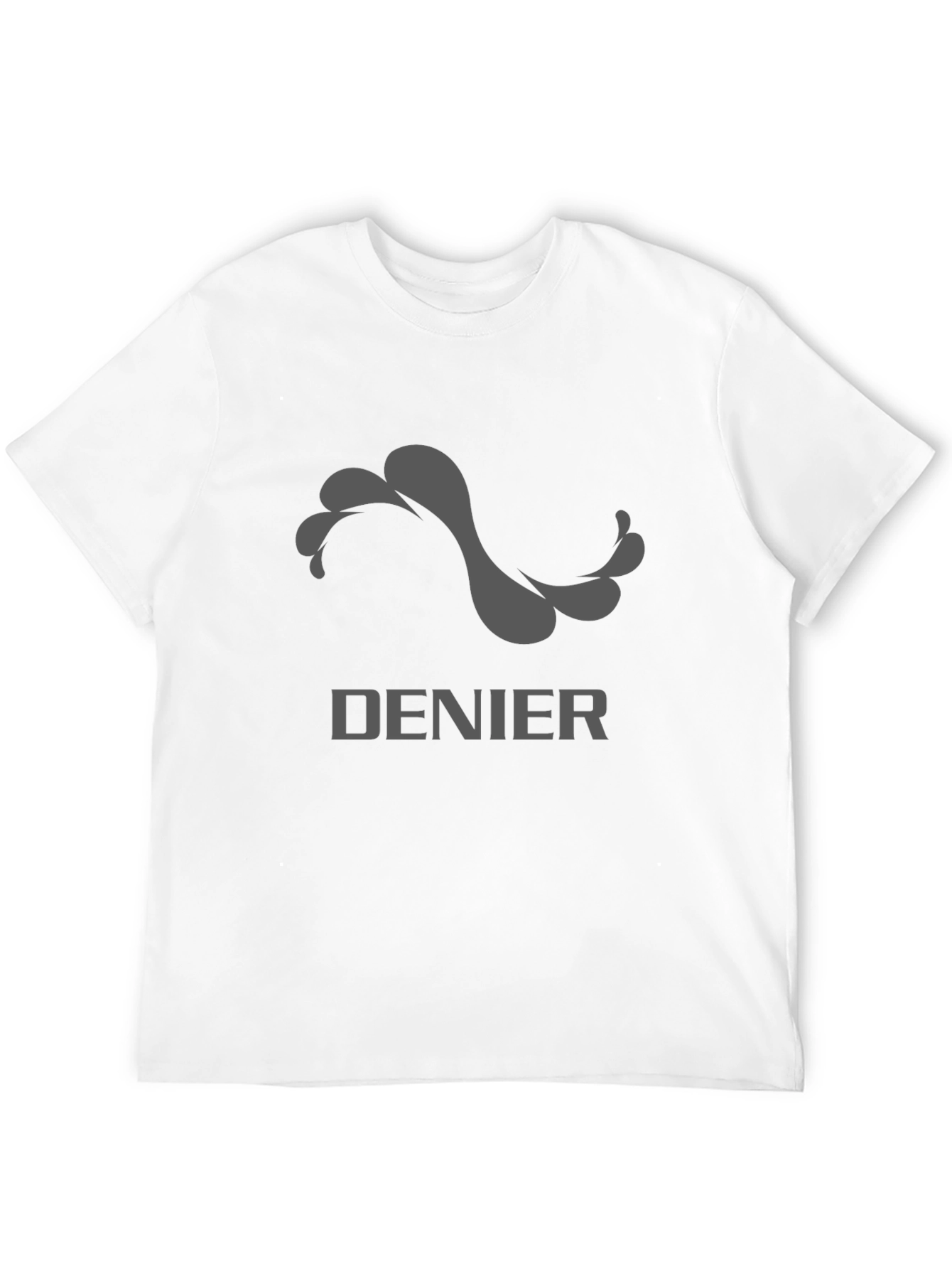Denier Graphic Tee - Stylish Mens Black T-Shirt