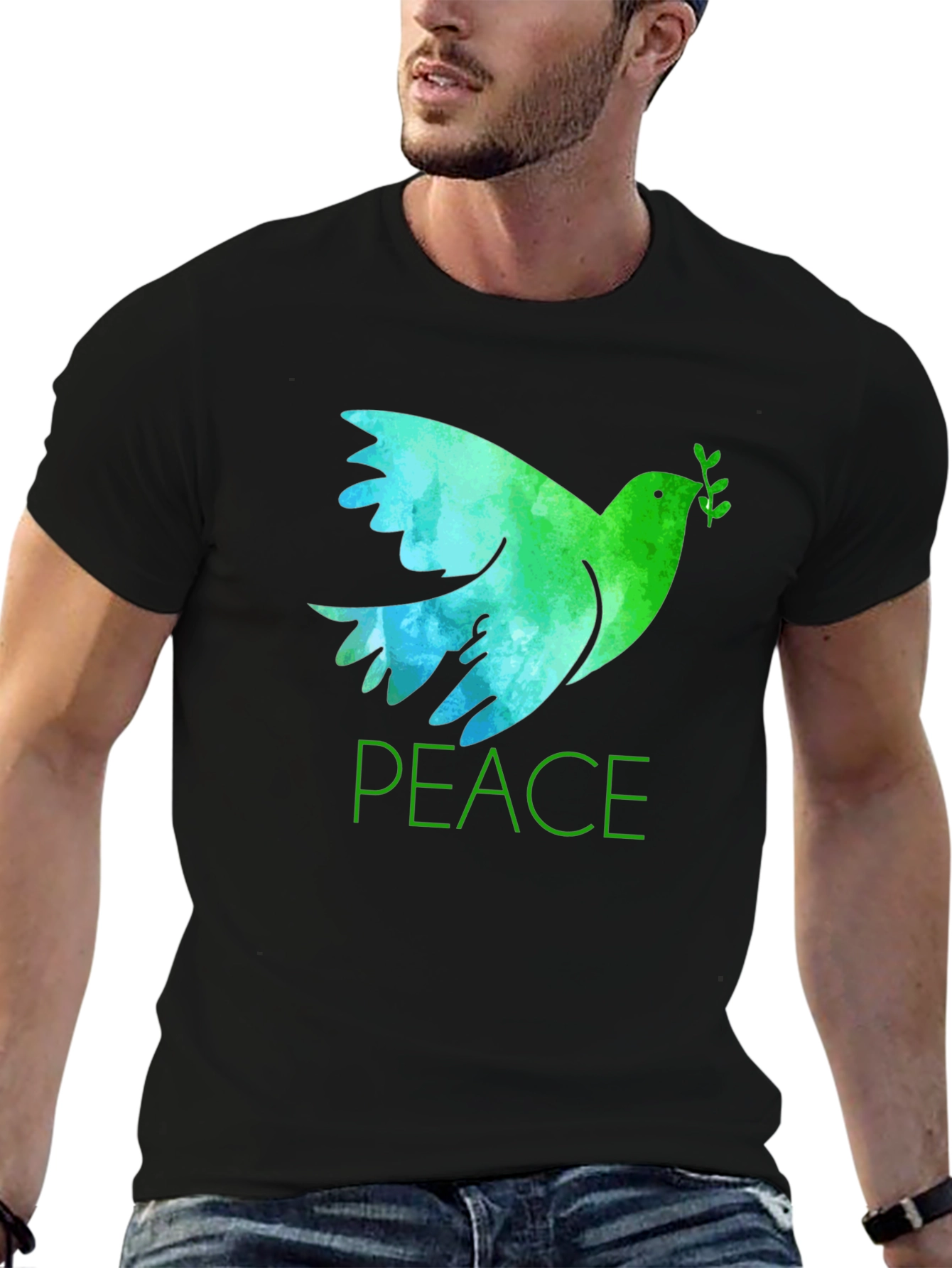Peace Dove Graphic T-Shirt - Stylish & Comfortable