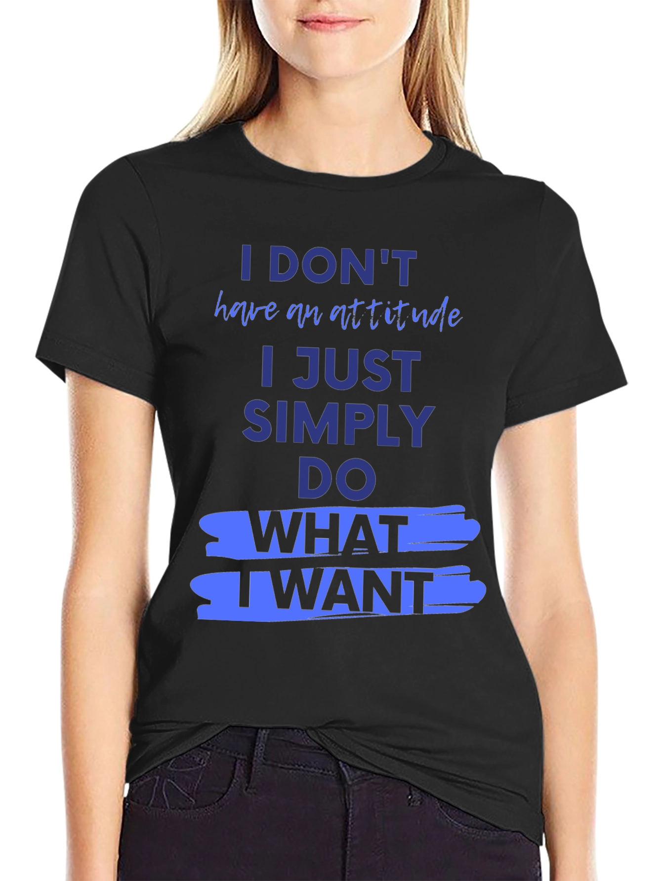 Attitude Slogan T-Shirt - Bold Statement Tee