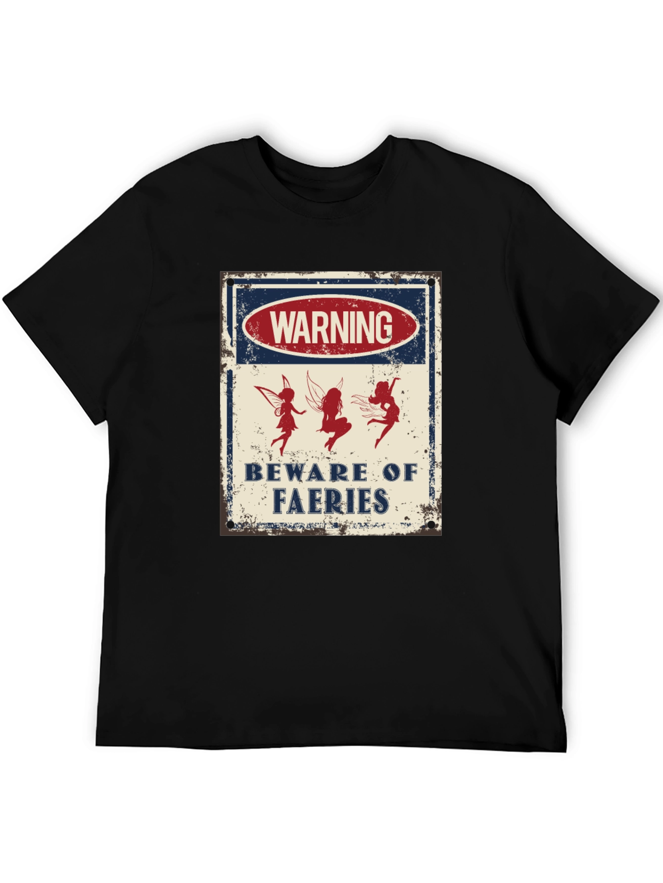 Warning Beware of Faeries Graphic Tee