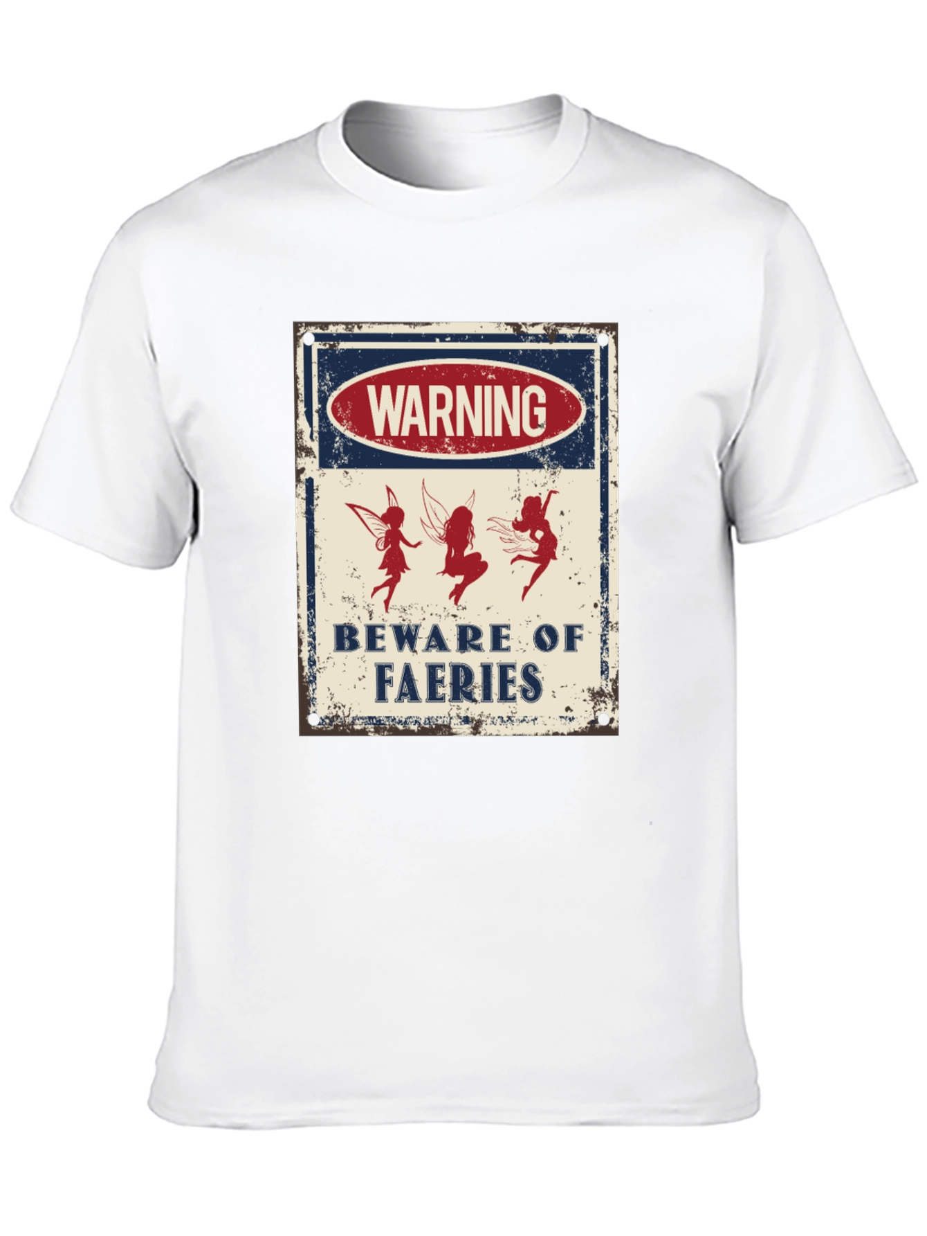 Warning Beware of Faeries Graphic Tee