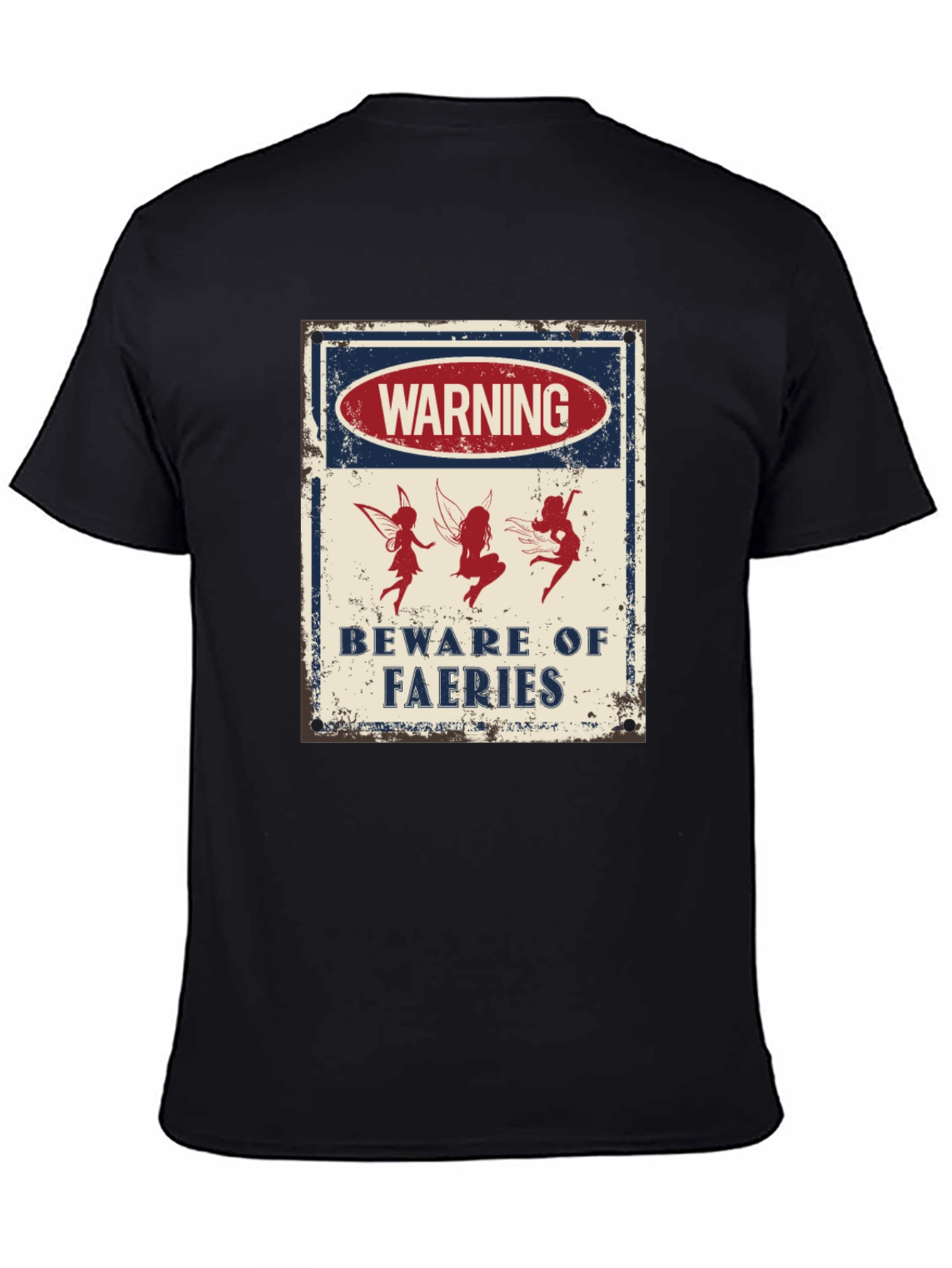 Warning Beware of Faeries Graphic Tee