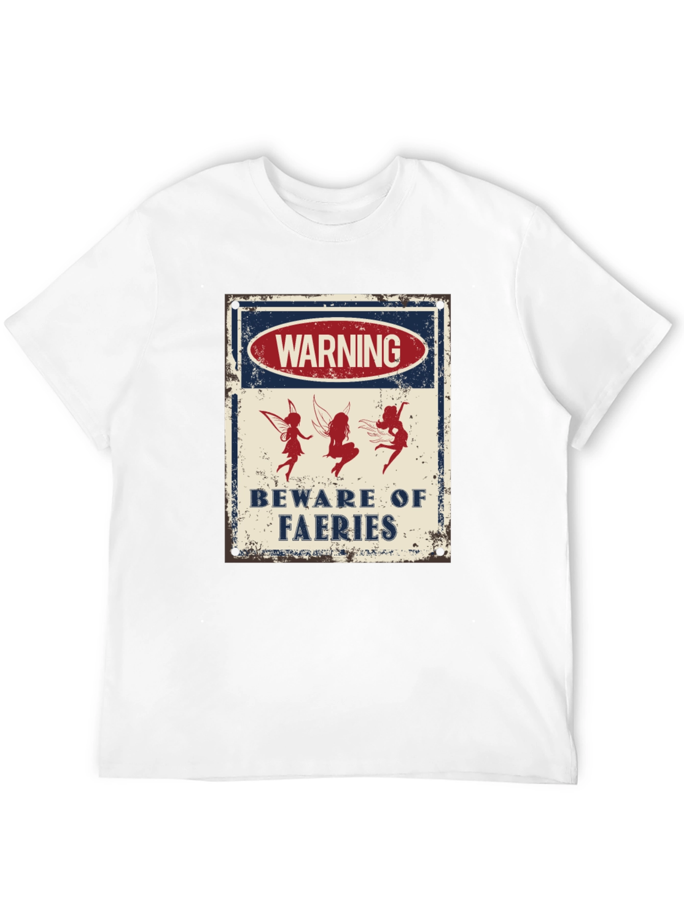 Warning Beware of Faeries Graphic Tee