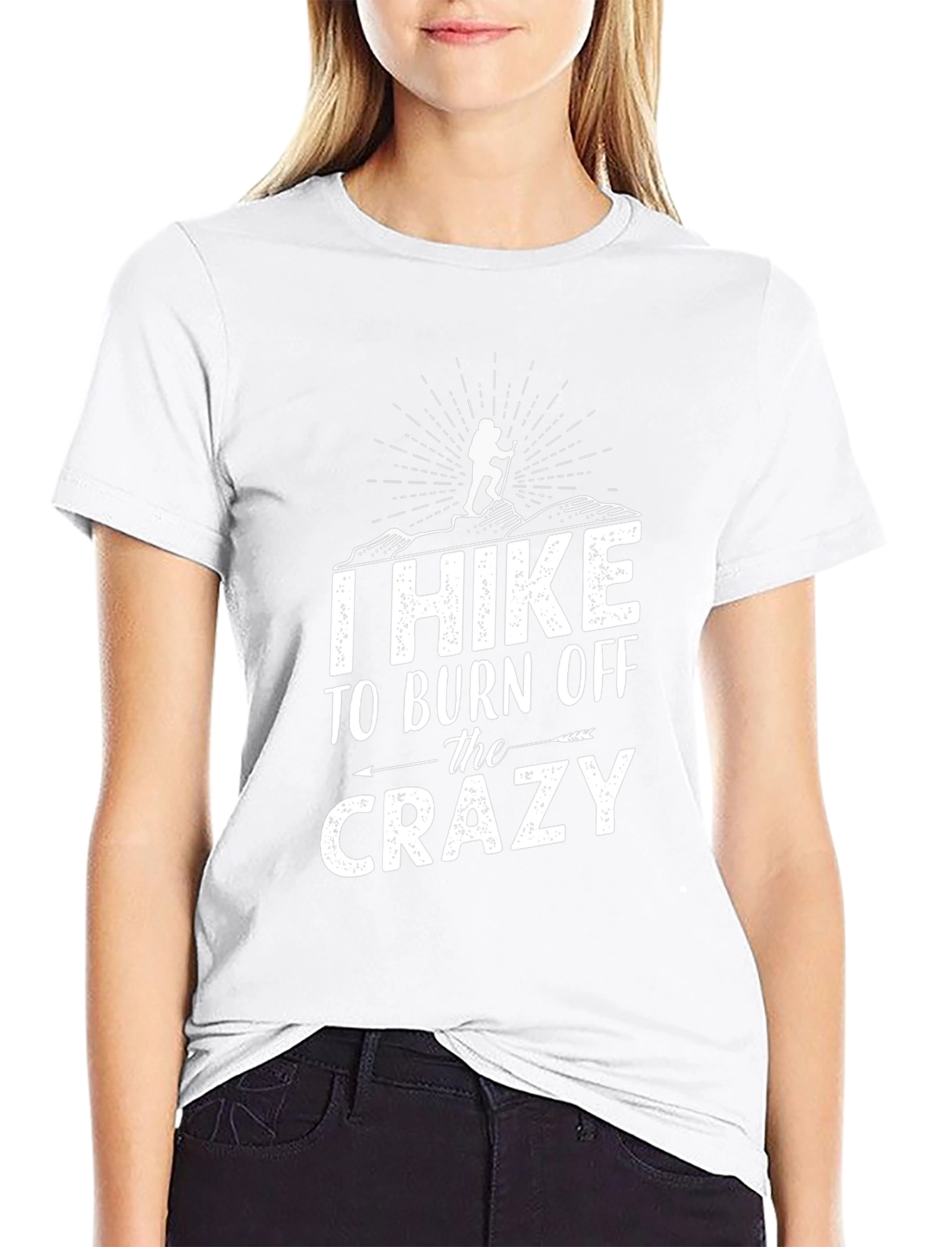 I Hike To Burn Off The Crazy Graphic T-Shirt