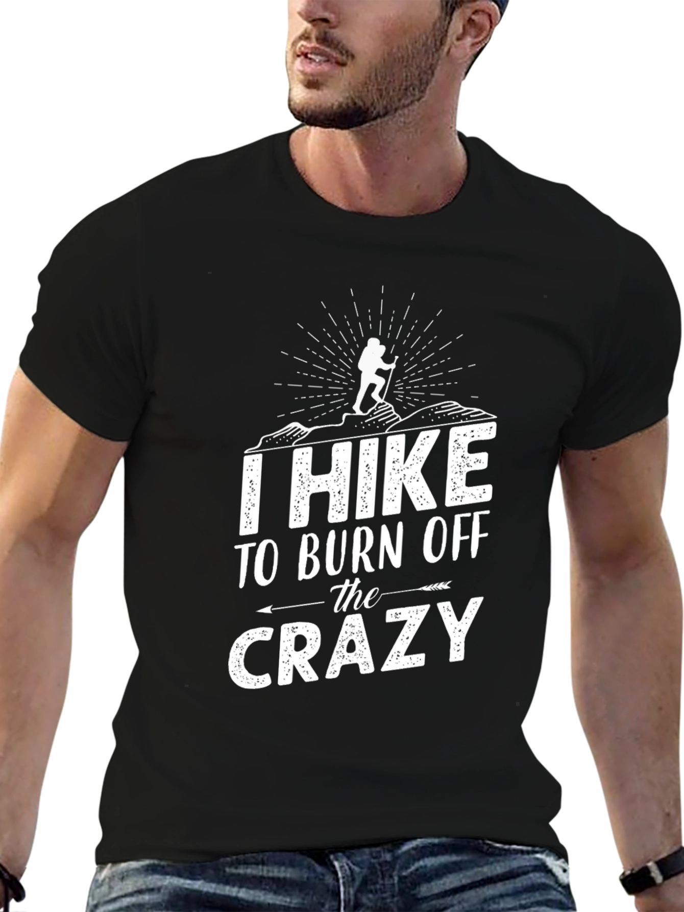 I Hike To Burn Off The Crazy Graphic T-Shirt