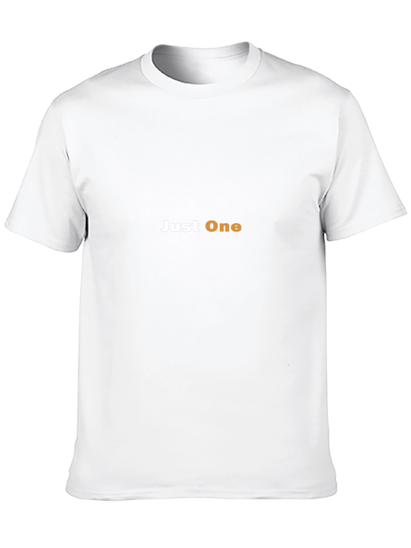 Just One Graphic Print Tee - Black Casual T-Shirt